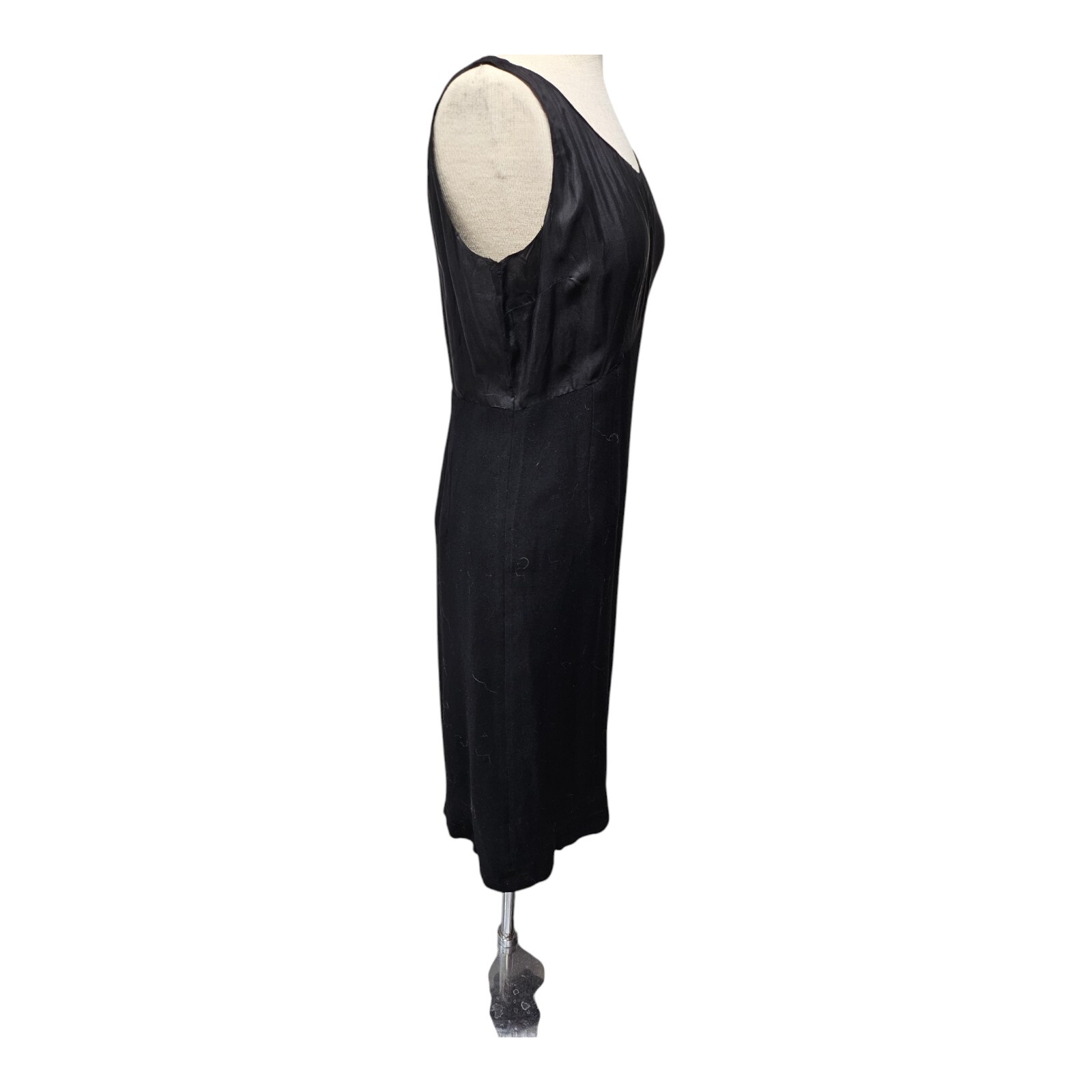 Antique 1920’s 30s Black 2 Piece Shift Dress & Jacket Flapper Style S/M