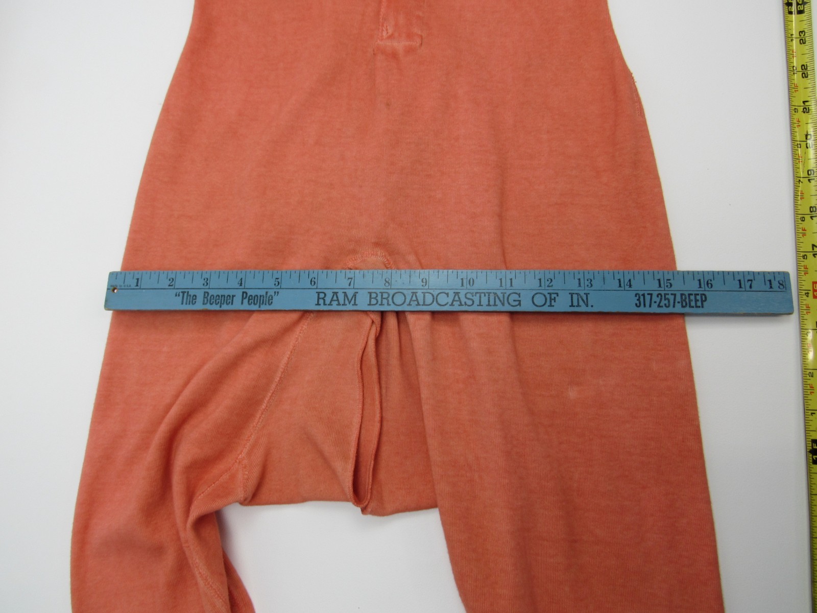 Vintage Union Suit Undergarment Pink Coral Antique One Piece Lot