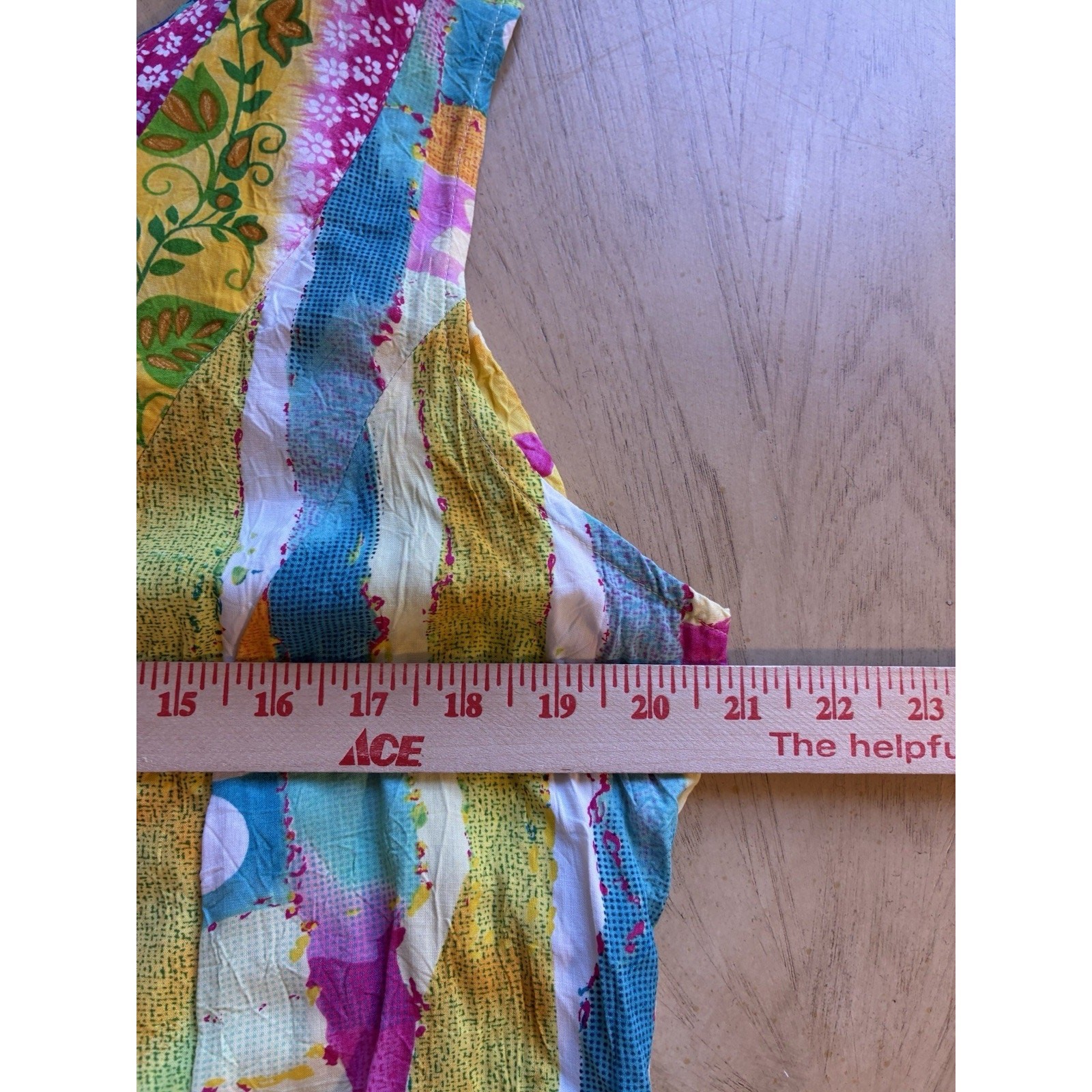 VTG Jams World Floral Dress XL Tropical Shift Relaxed Boho Casual Beach Resort