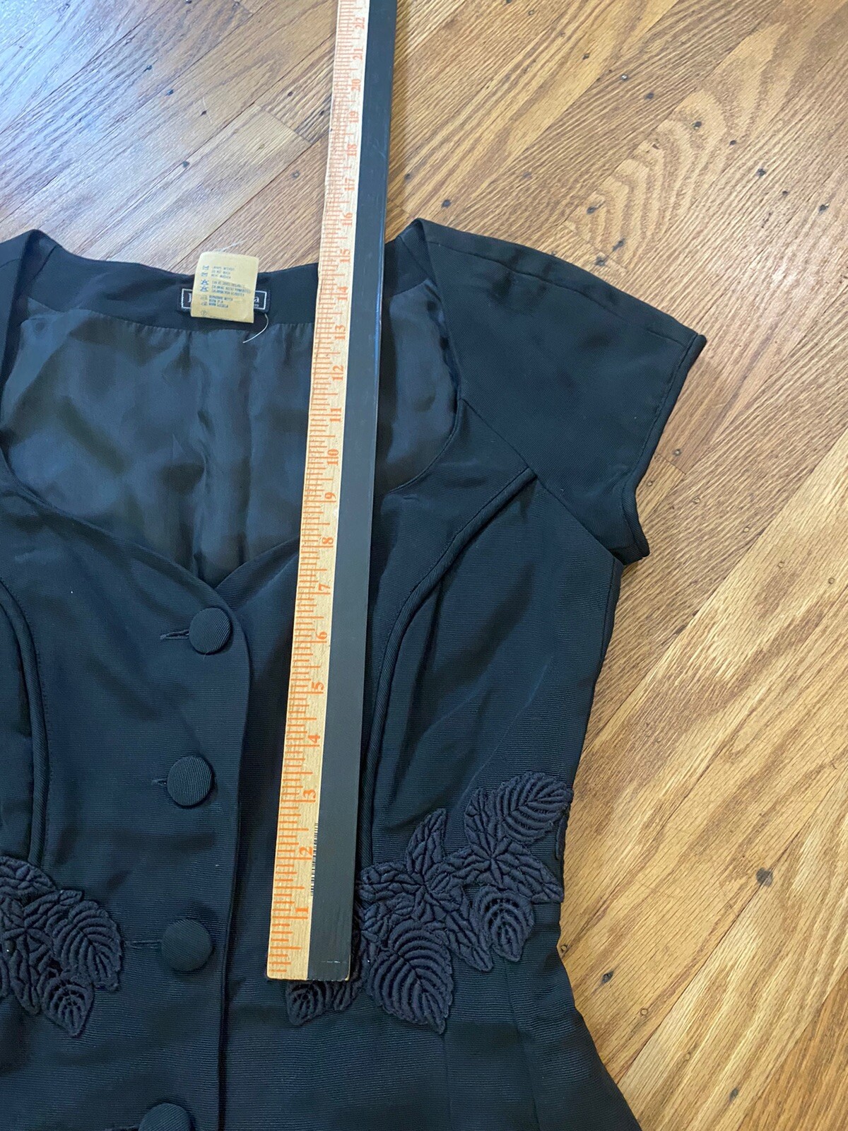 90s Beautiful LOLITA LEMPICKA Paris Front Button Mini Dress.size 6.made France