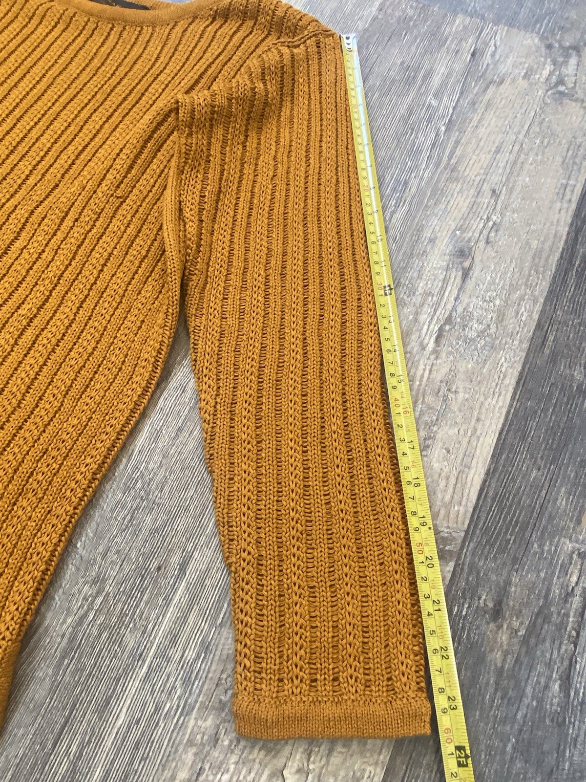 Vintage Designer DONNA KARAN NEW YORK Cotton Knit Weave Sweater 90s Y2K Med.