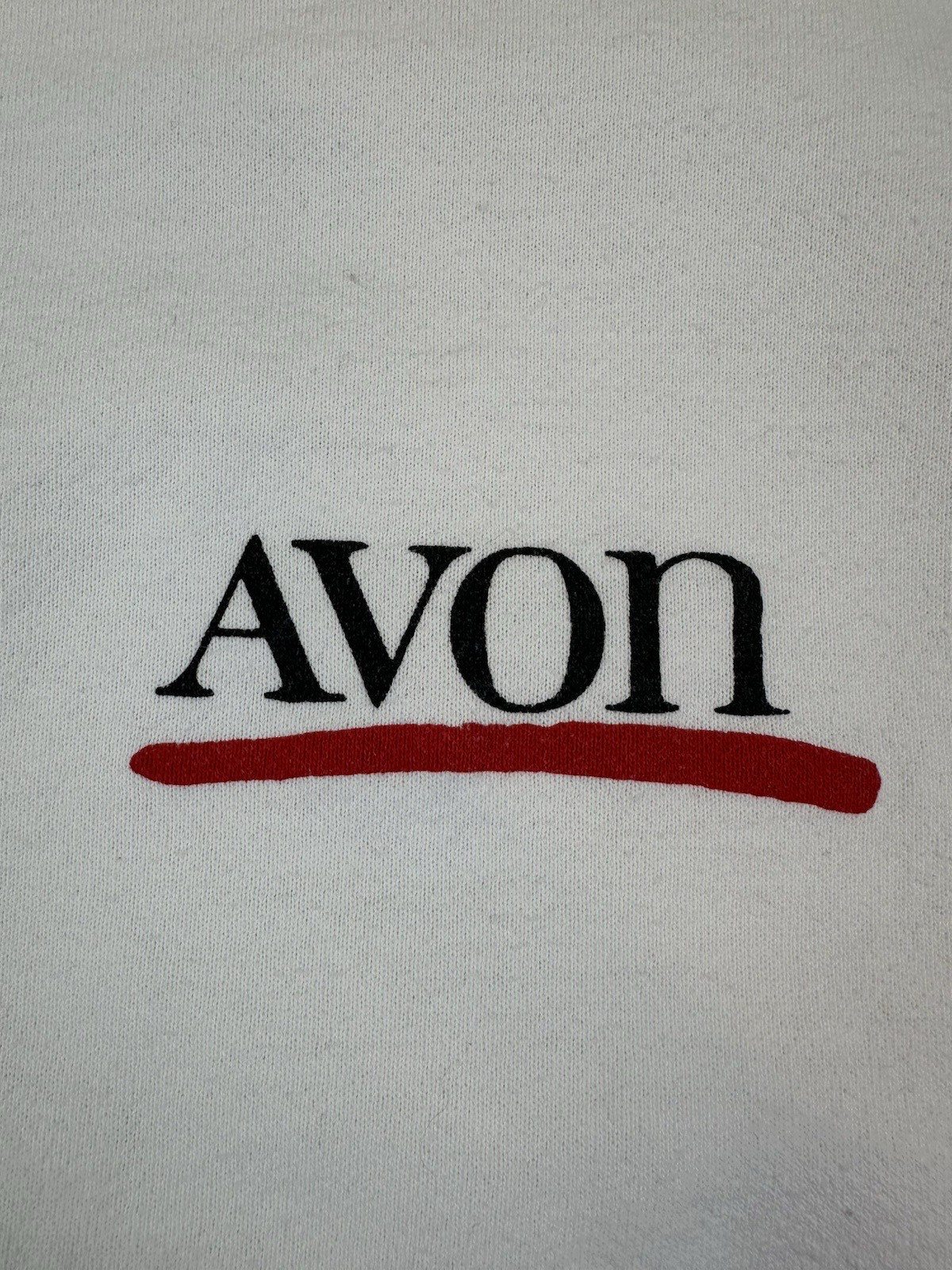 vintage 80’s AVON sweatshirt MEDIUM white WOMANS prep PUNKY normcore