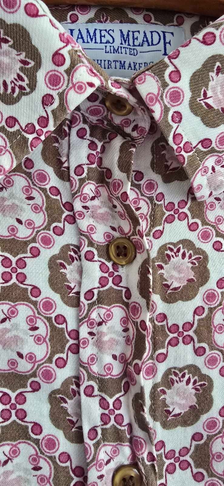 VTG James Meade Liberty Floral Shirt UK 12 Tana Lawn Cotton Long Sleeve Blouse