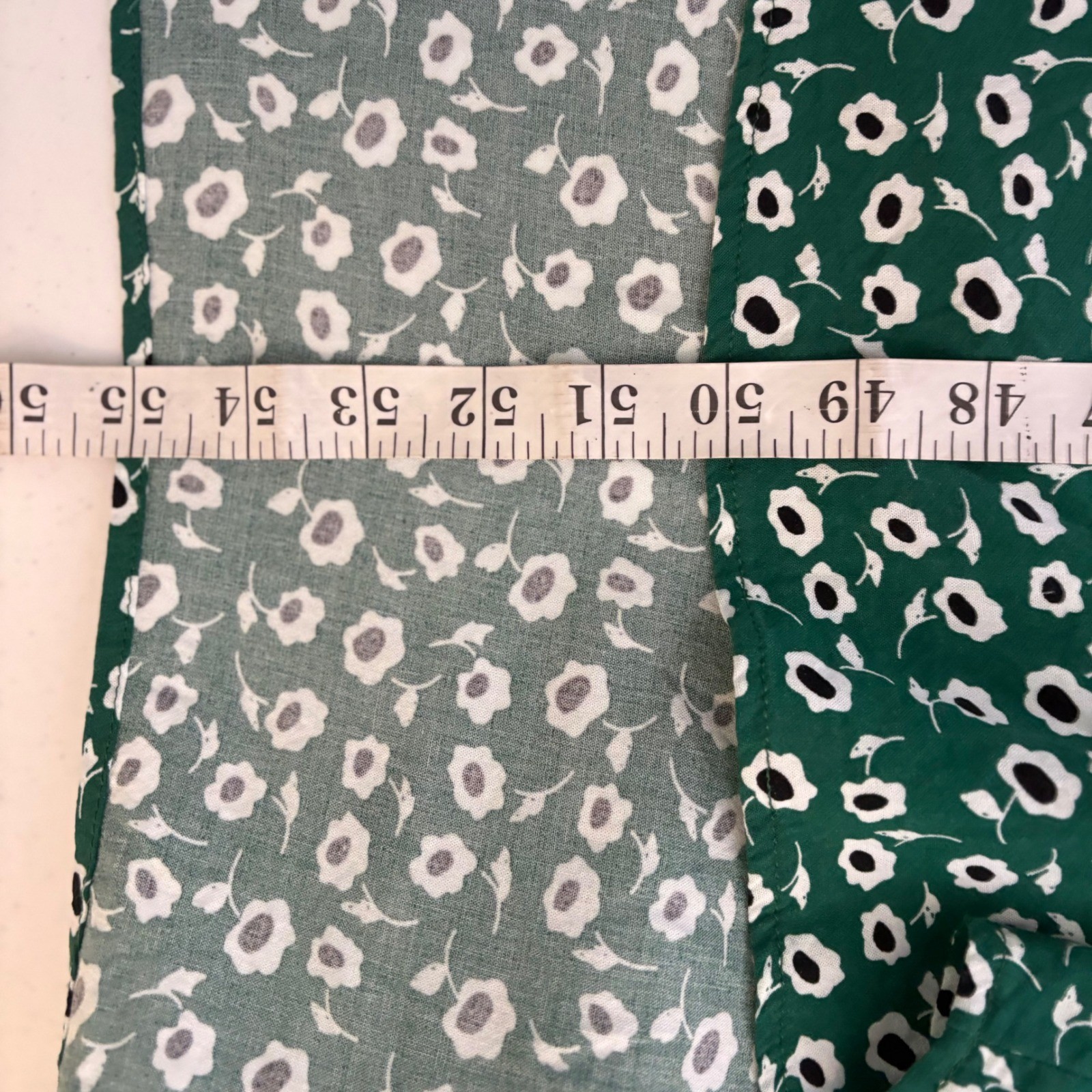 Loralette Green Floral Daisy Tiered Midi Dress Plus Size 30/32 V-Neck Boho Tie