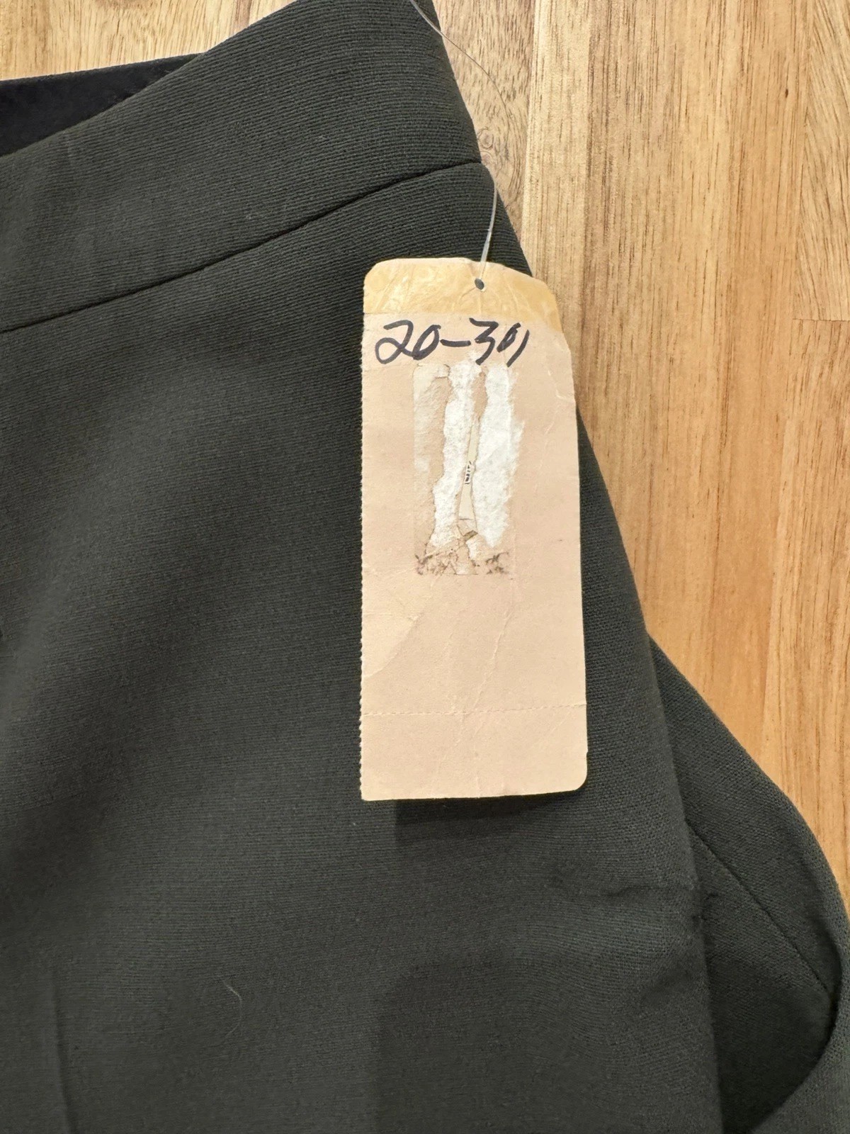 deadstock vintage Celine Pants Office Formal Olive Green 44 Waist 32 in