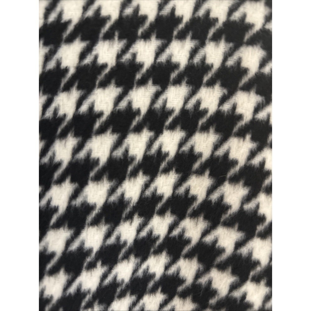 NWT Old Navy Coat Black White Houndstooth Academia Preppy Classic Cozy Sz XS