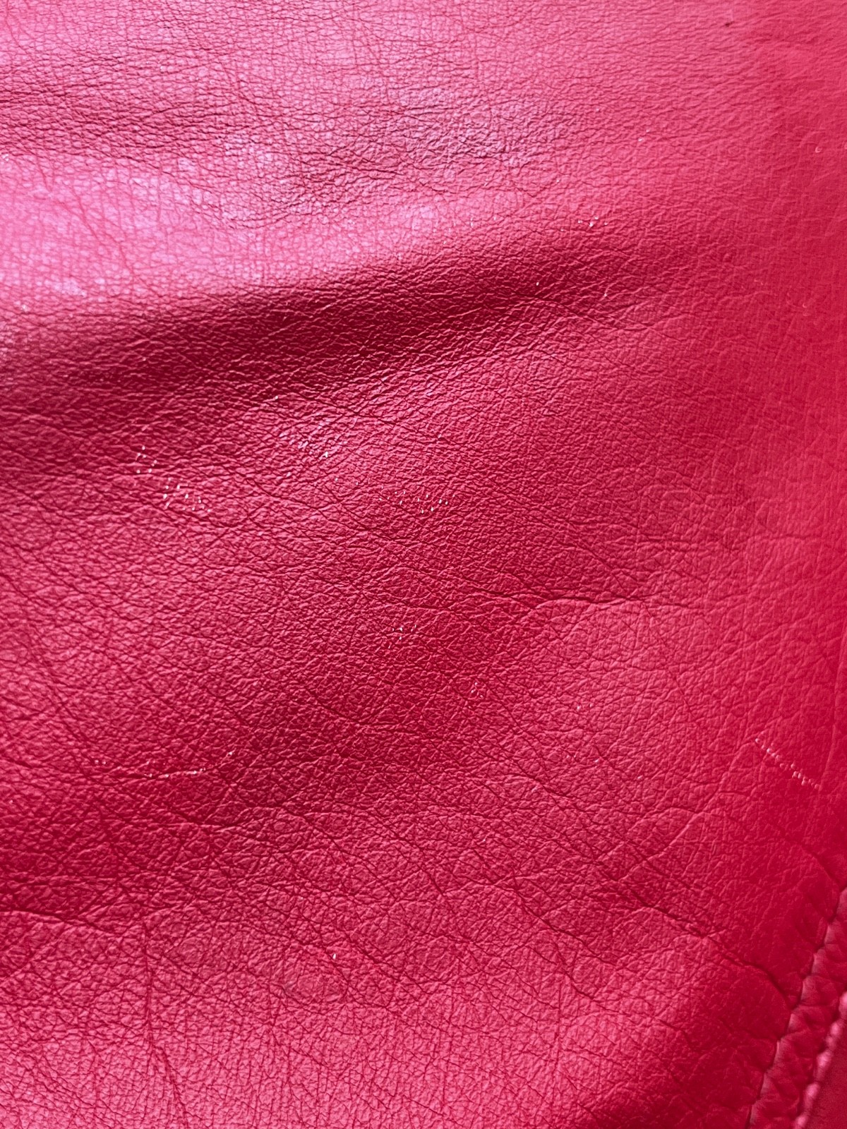Vintage 70’s Mod Dark Red Women’s Leather Jacket Size Large READ