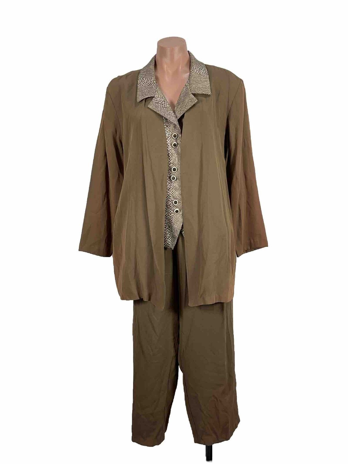 Vintage Whirlaway Frocks Brown Snakeskin 2pc SET PLUS 20 Track Suit Out Fit
