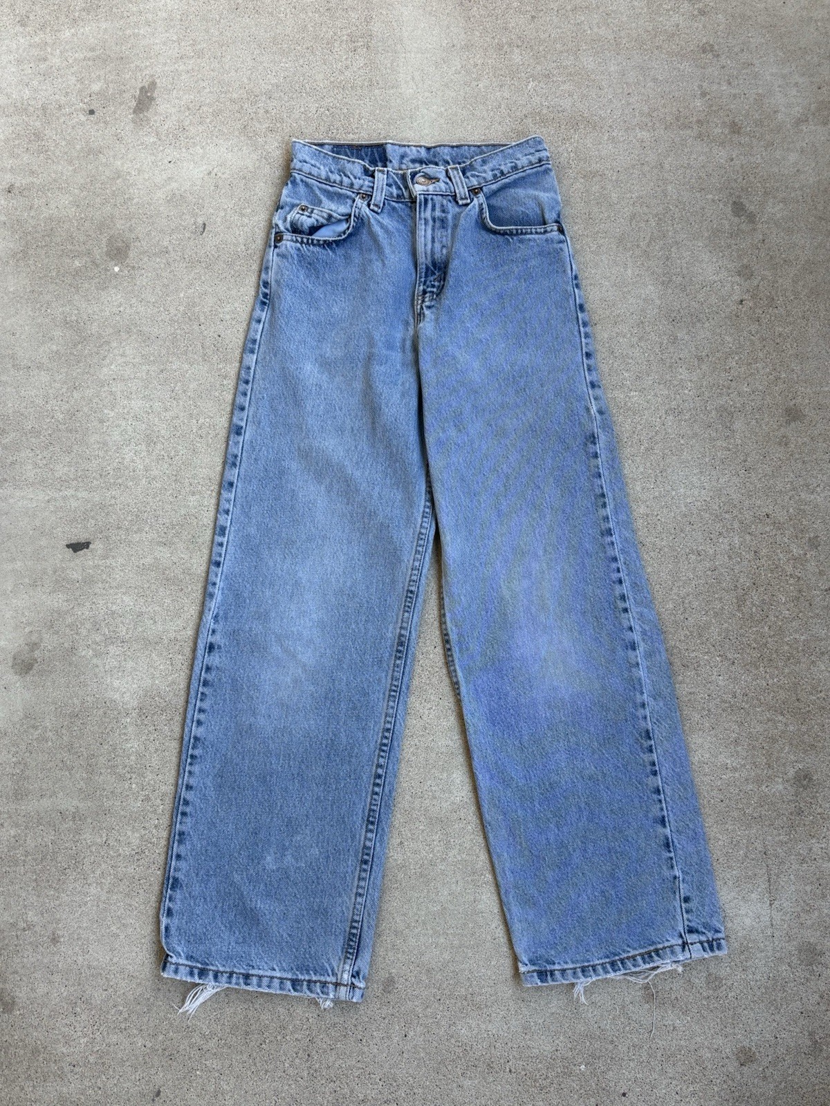 Vintage 1990s Levi’s Orange Tab Jeans. 23” Waist, 27” Inseam .