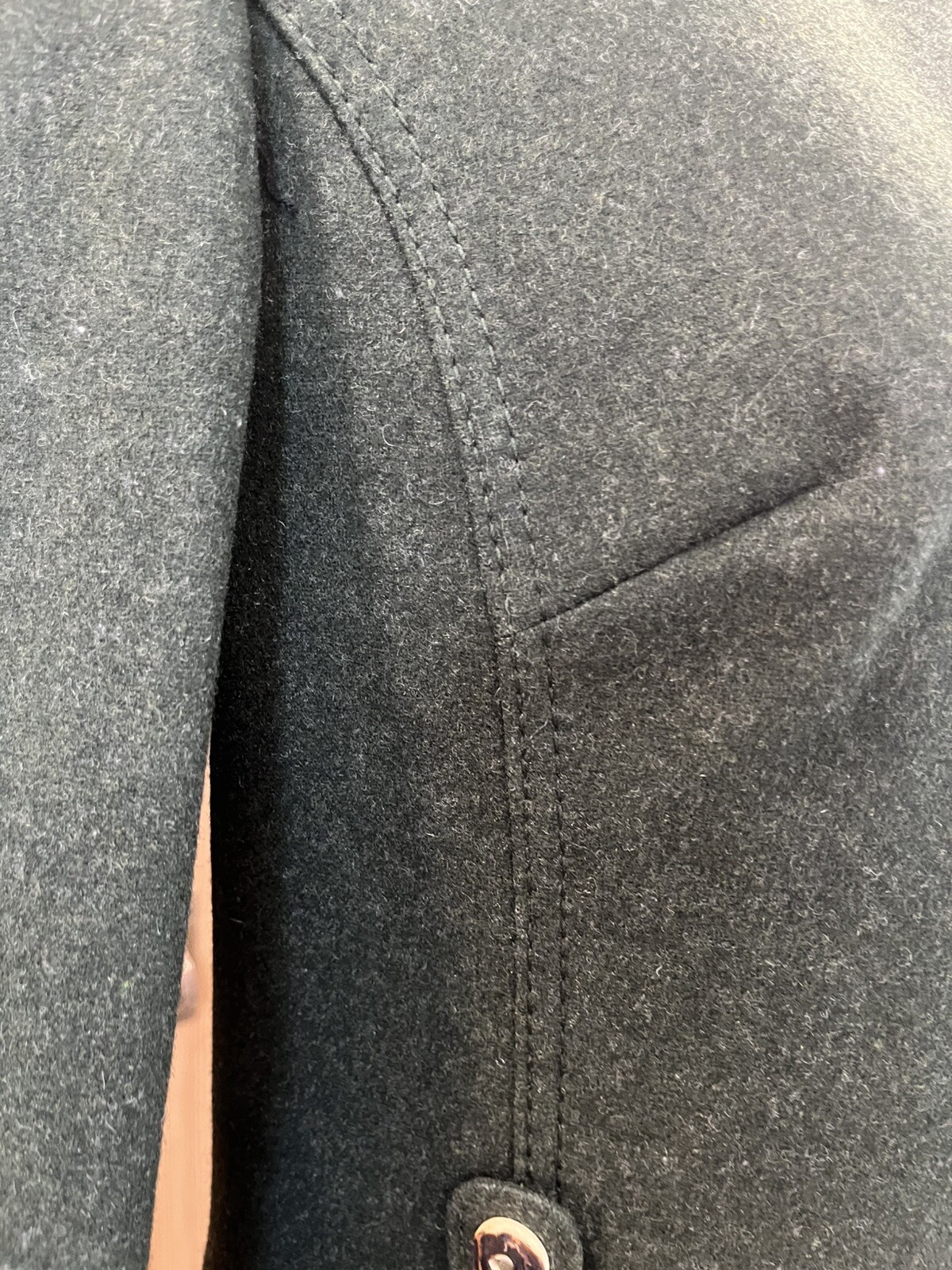 VTG Tofana Sport German Wool Bavarian Skirt-Suit, Wood Buttons Forest Green S/42