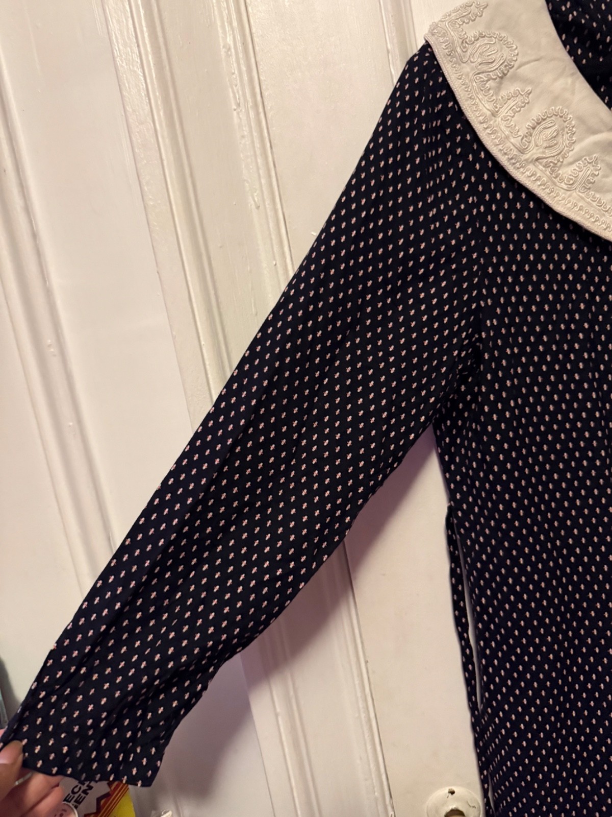 Vintage 80/90’s Polka Dot Style Button Front Dress Rayon Size 18 Sarah Elizabeth