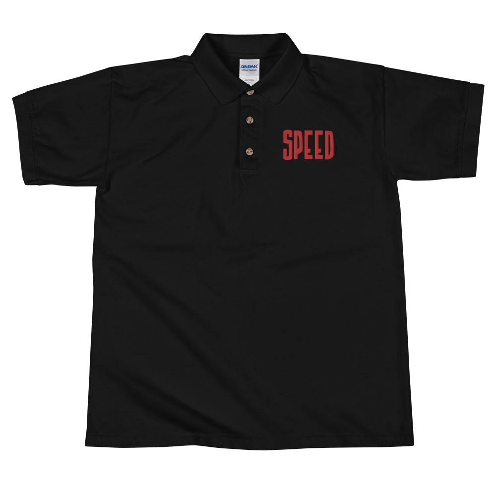 Speed Polo Tshirt,Car Lover Embroidered Polo Shirt,Size S M L XL 2XL RELAXED FIT