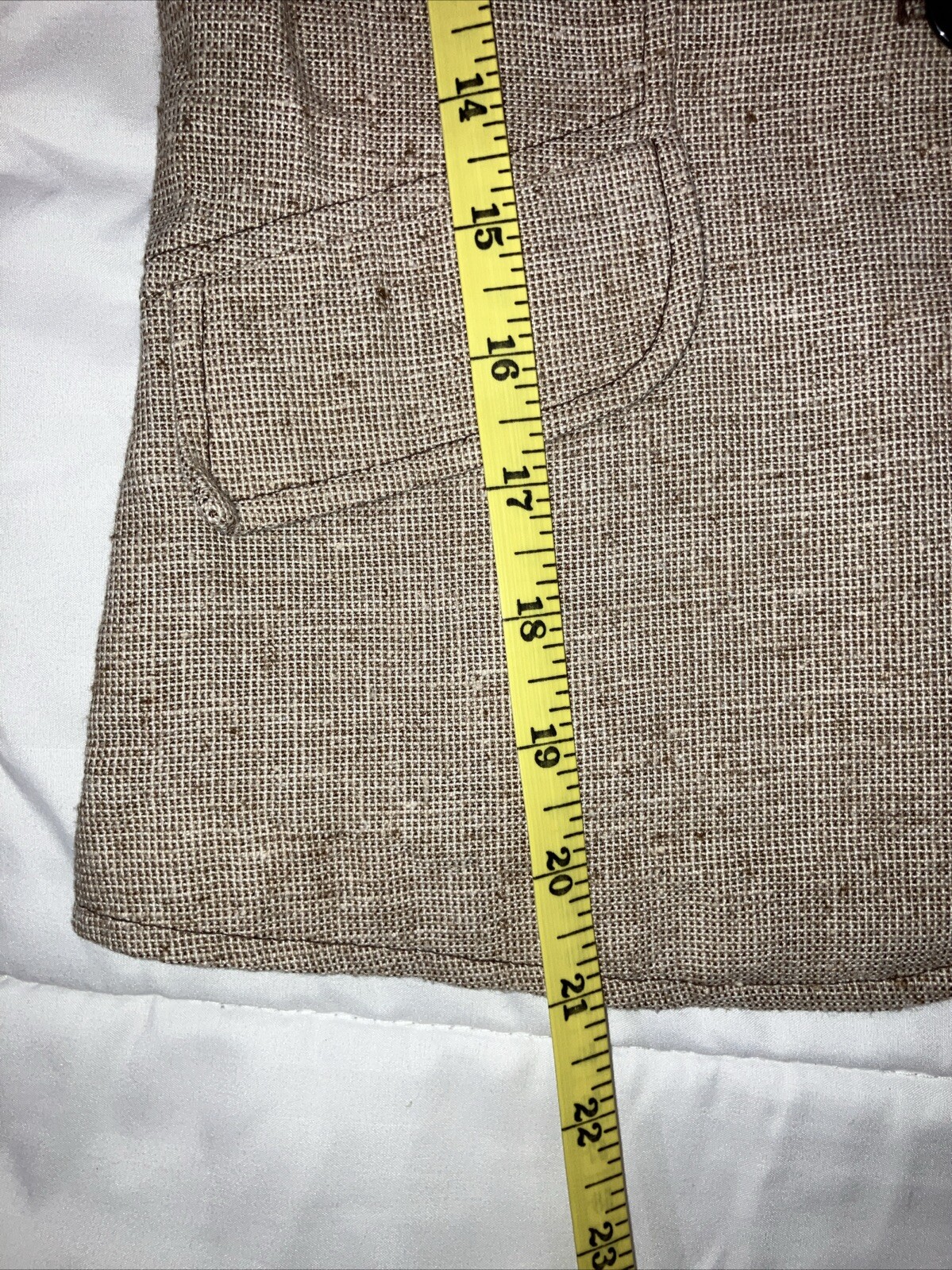 Vintage 80s-90s “The Branch” Jacket Skirt Suit Outfit Set Brown Wool? Size XS/S?
