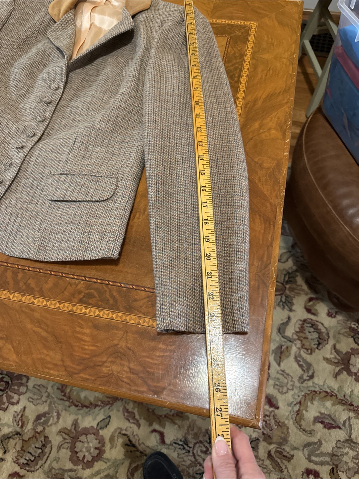 Vintage 1980’s TAILORED English countryside style Wool tweed jacket sz. 5/6