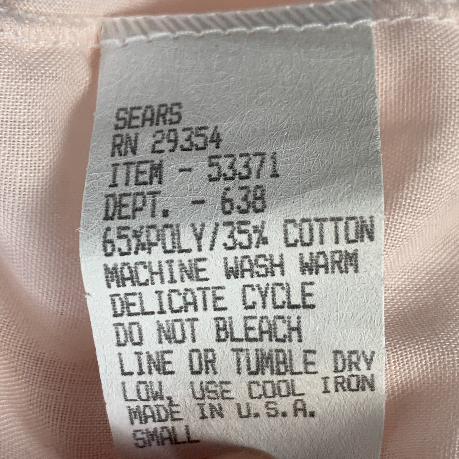 Sears Carriage Court Prissy Pink Sissy White Lace Nightgown new cotton poly new