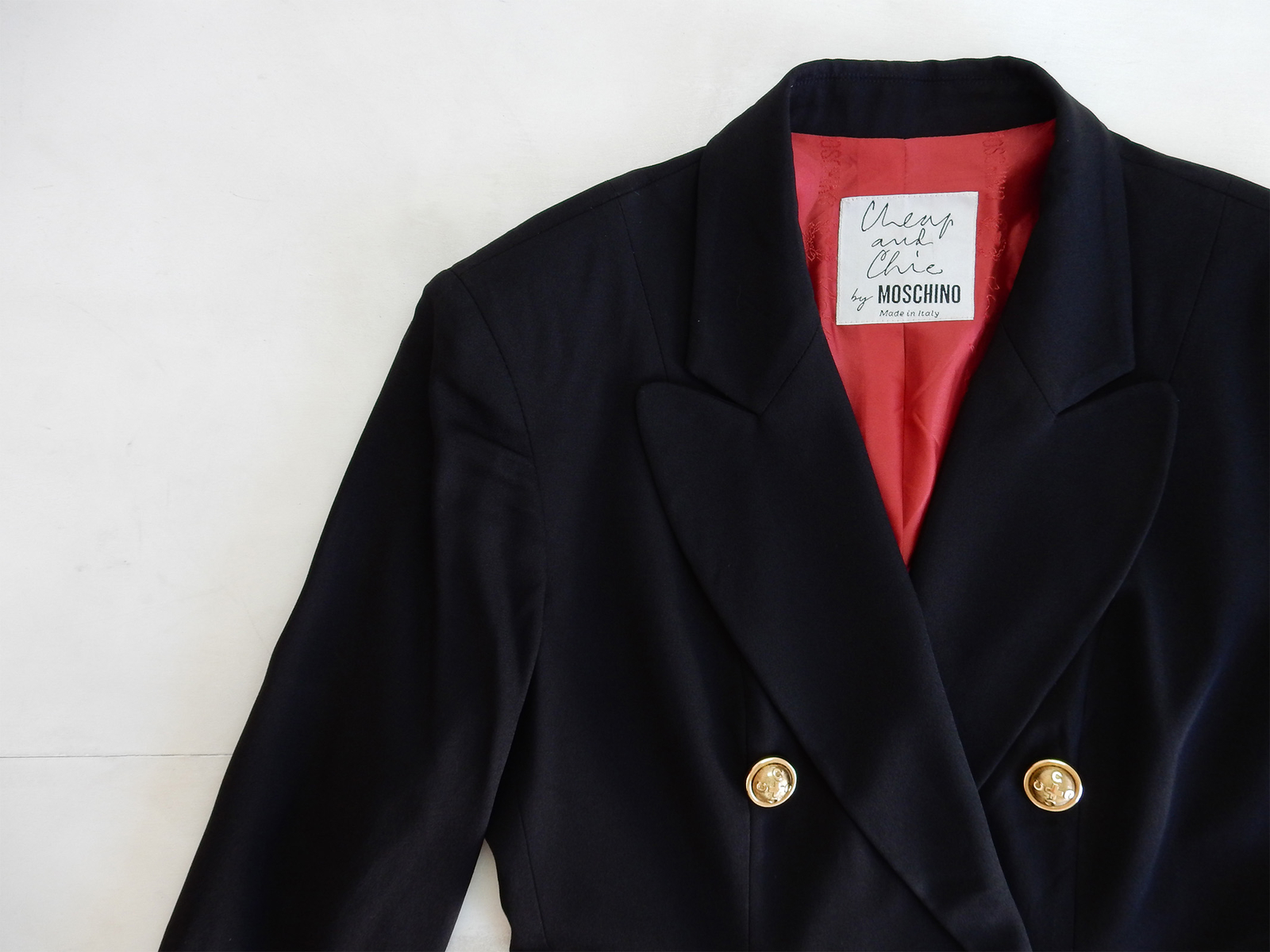 MOSCHINO CHEAP & CHIC VINTAGE JACKET JACKET COAT