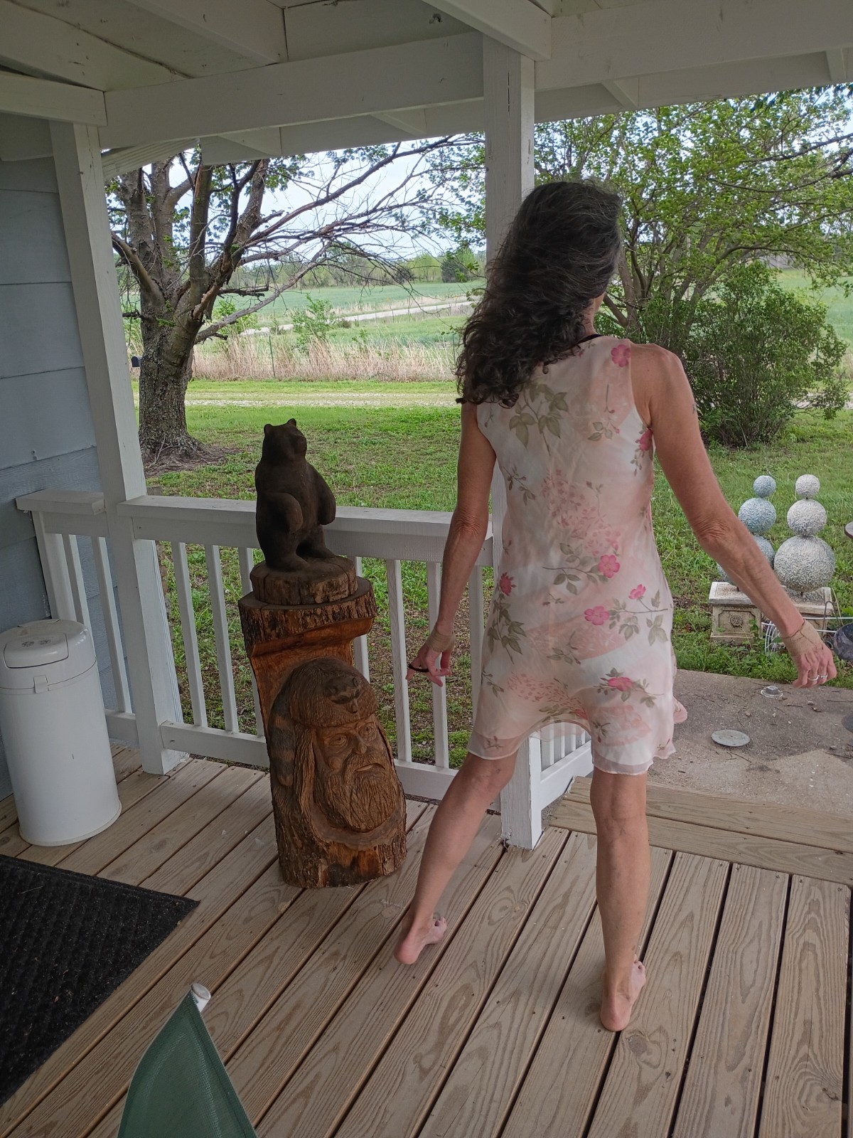 Vtg ALYN PAIGE Dress USA Made Sz 9? M/L Floral Frilly Lined Pretty In Pink PROM