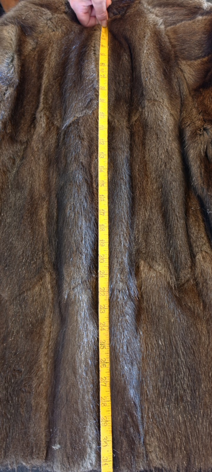 Vintage Brown Sable Fur Coat Arrow American