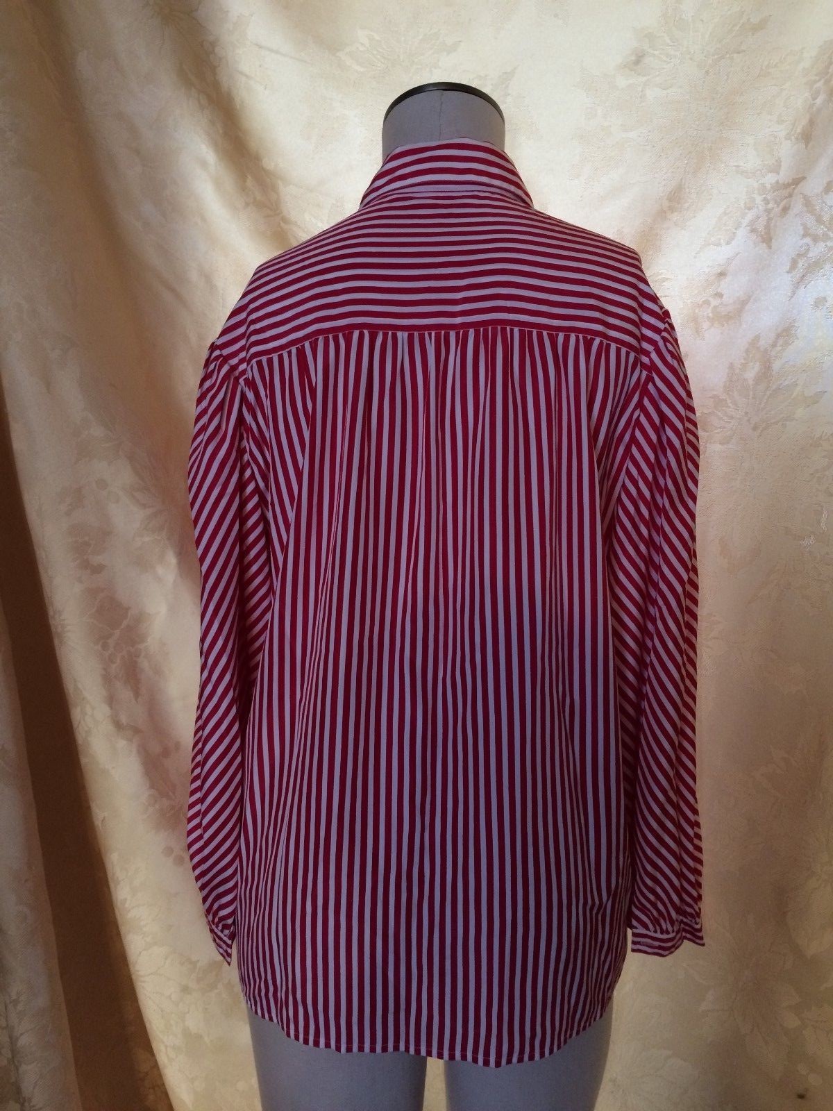 Stylin’ Women’s Vintage „Jordan Marsh” Striped Button Down++SIZE 14++