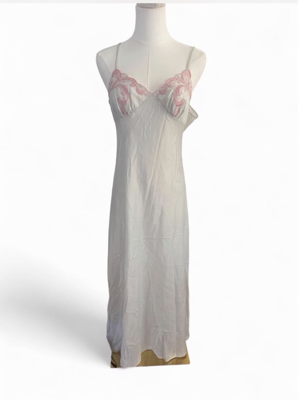 60s pale mint night gown