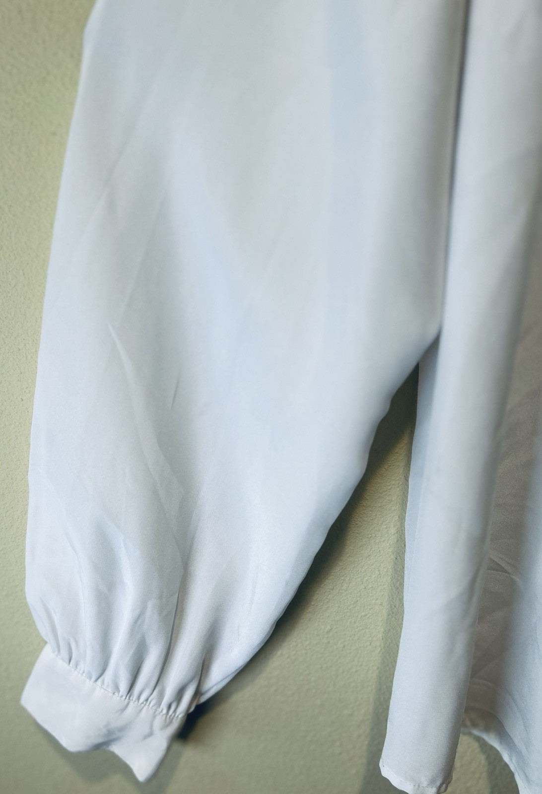 Heritage Road Vin. 90’s White Bl. Long Sleeve Blouse Frog Button Shirt Sz M