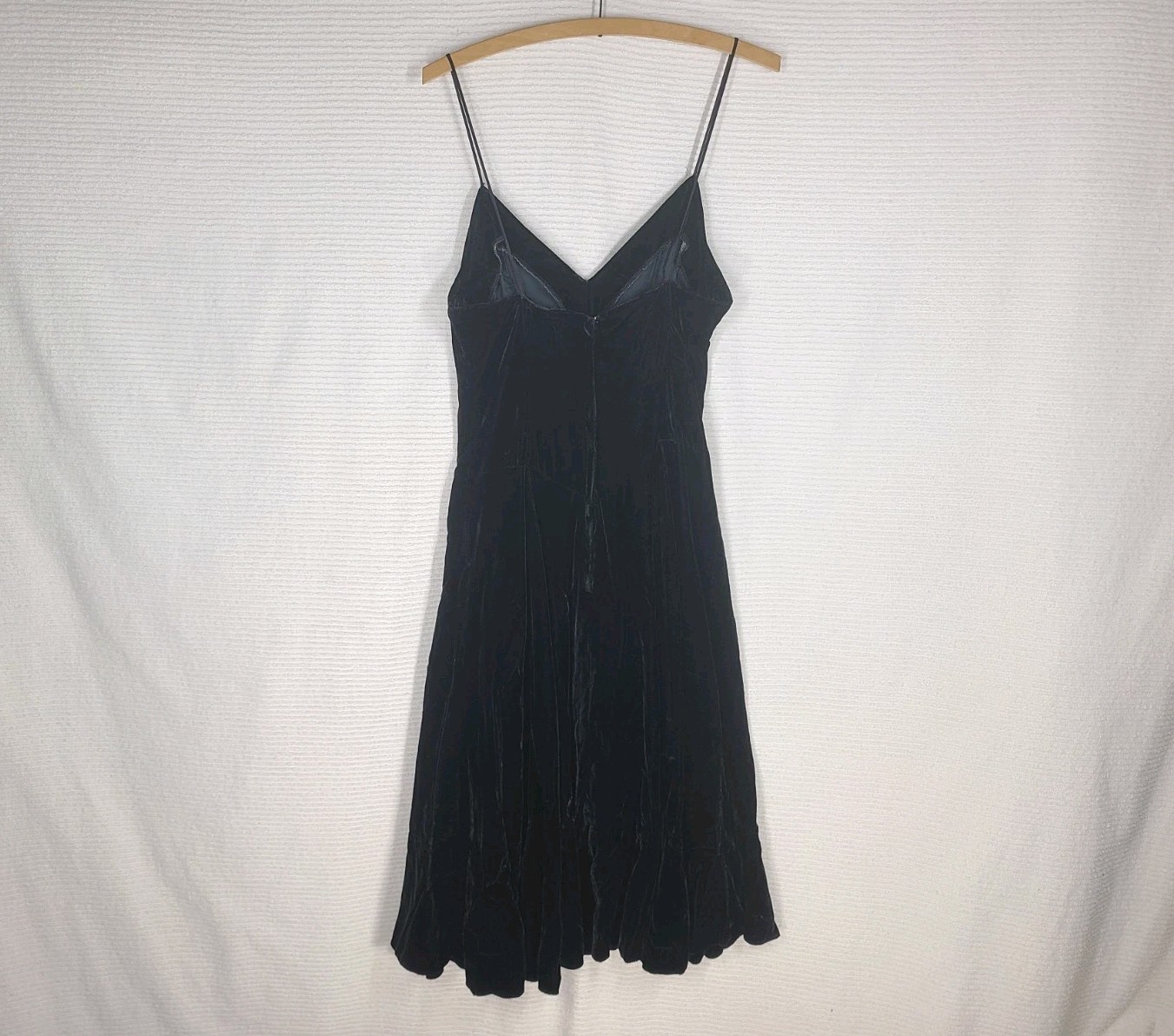 Vintage 70s Velvet Party Dress Princess Seam Circle Skirt Sylvia Stevens Disco