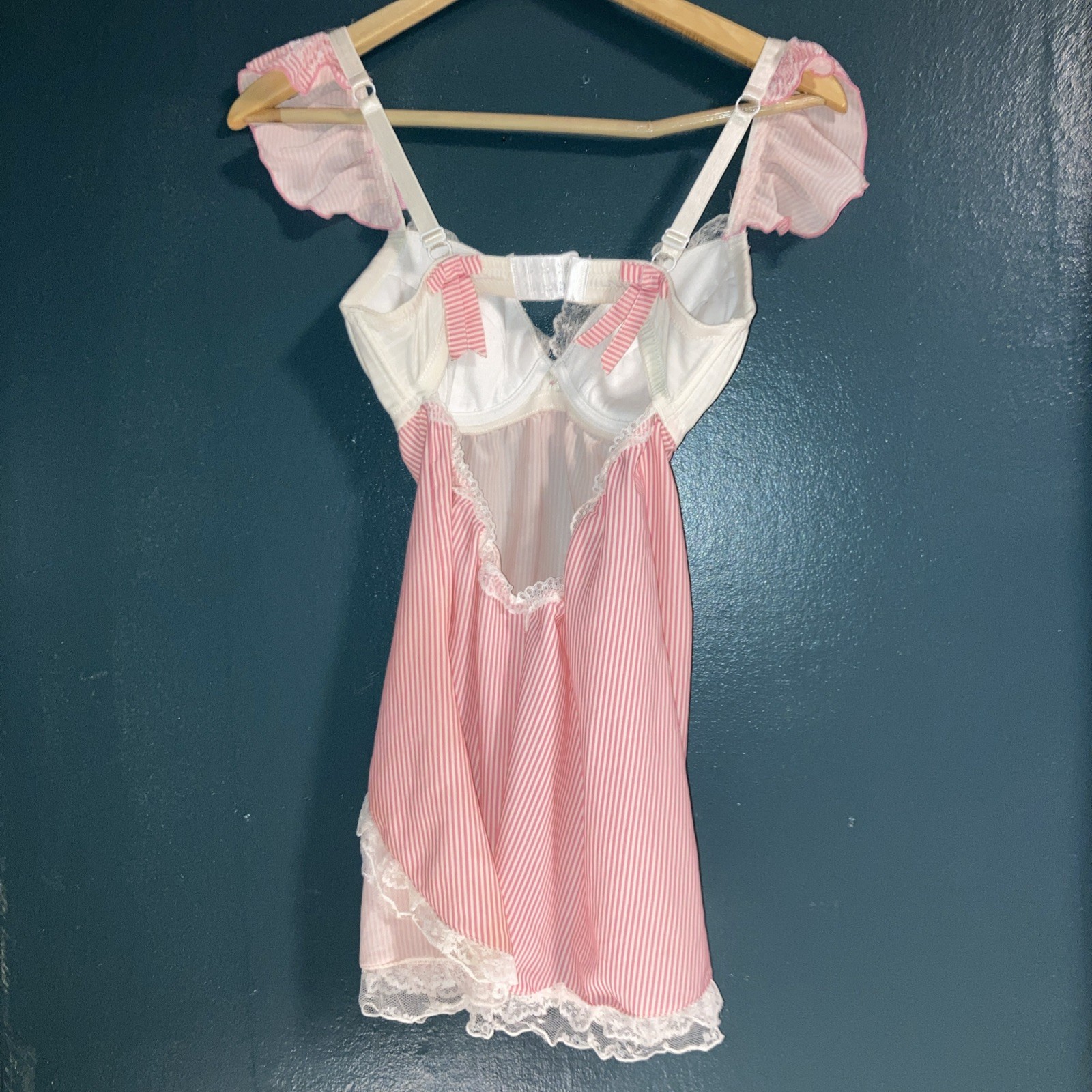 Soleil Sucre Vintage Lingerie France Candy Strip Small