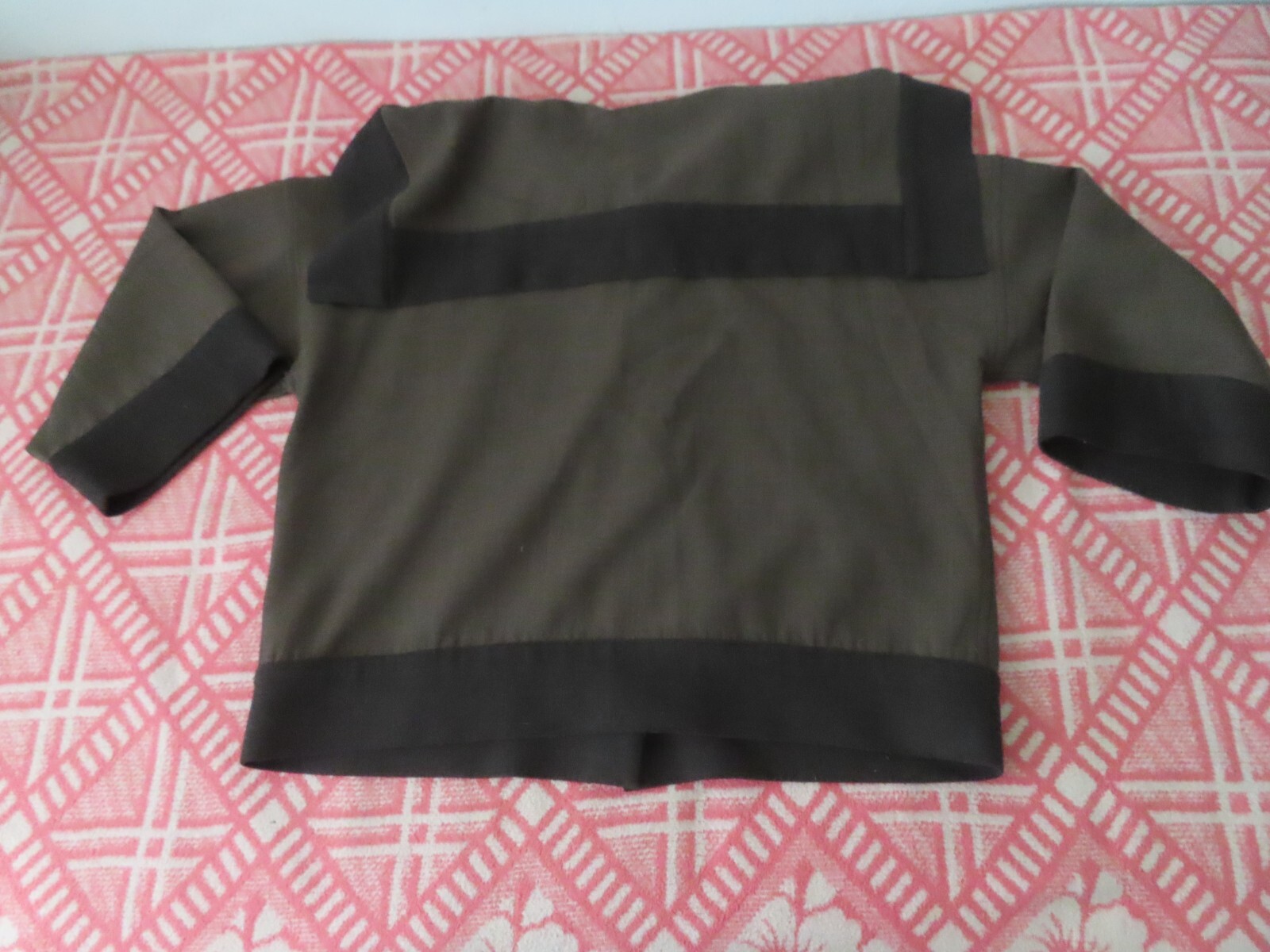 ARLENE WOHL Fiber Artist Hand Woven Rich Jacket Coat M vintage 90s rare
