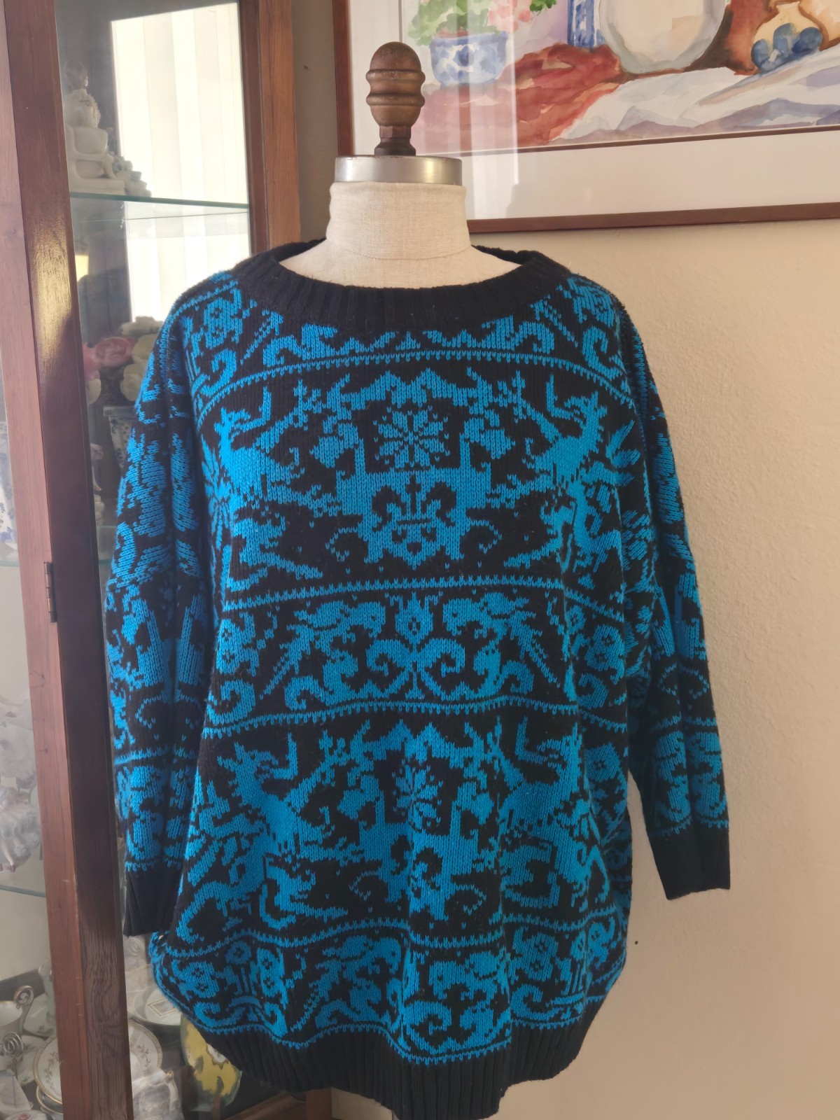 80s Vintage EXPRESS Limited London Knit Sweater