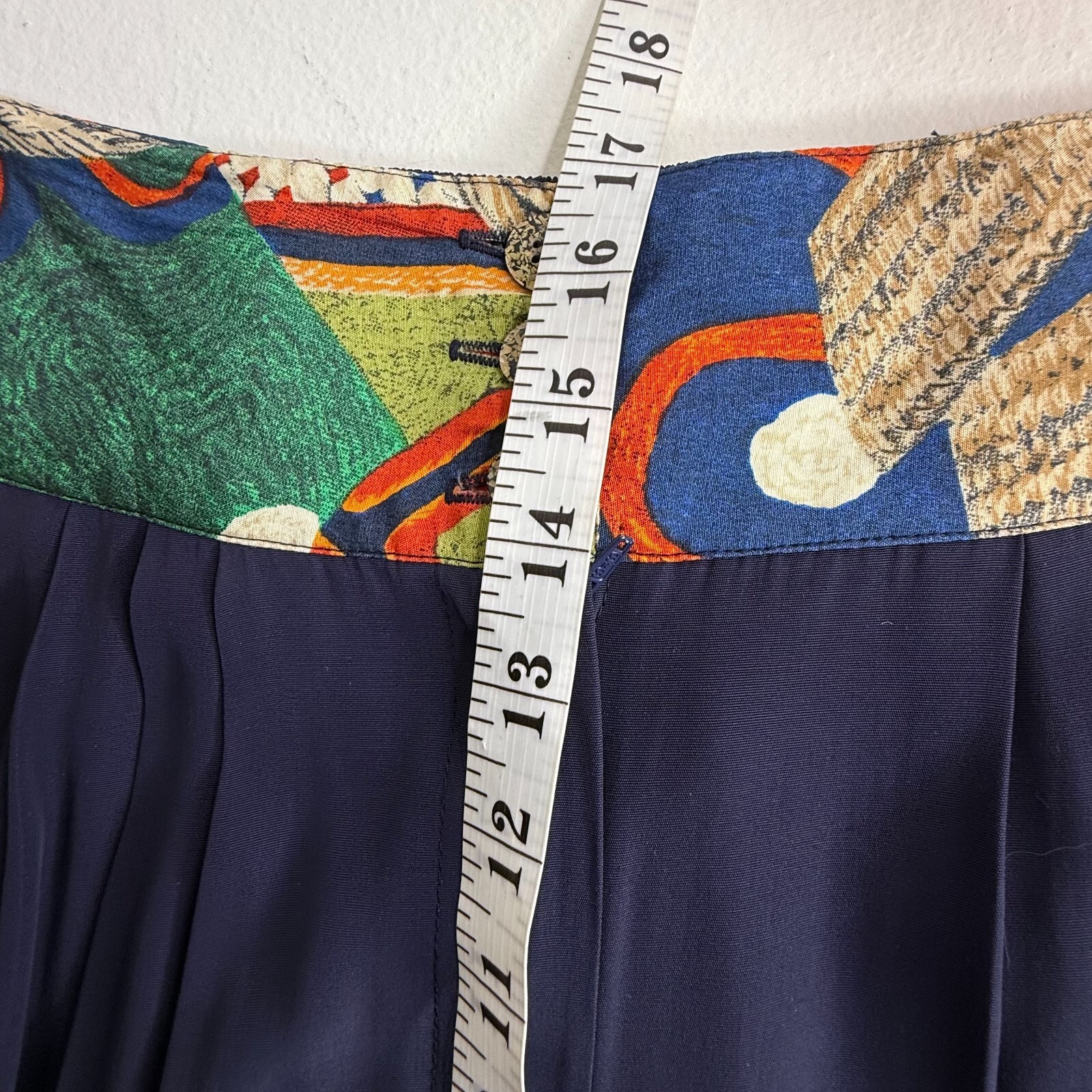 Marsha Brander Componix Vtg 90’s Pants Sz 10 Abstract High Waist Button