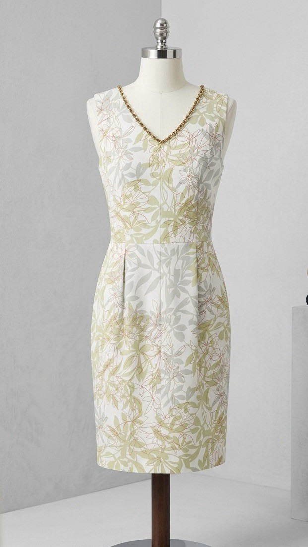 Vintage Harve Benard Floral Sheath Dress with 10 Classic Elegance