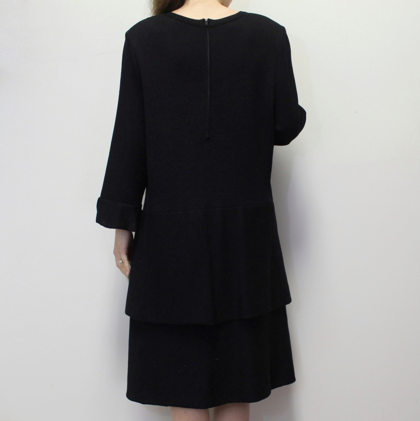 Vintage 80s does 20s Knit Dress by J.S.S.
