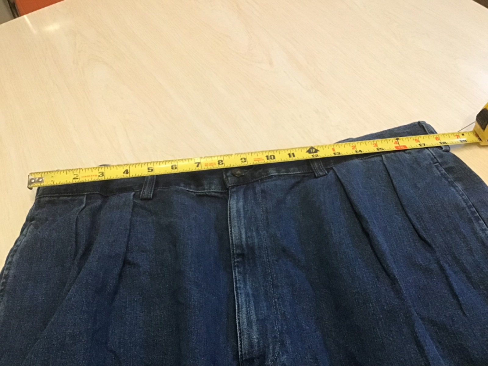 Vintage Polo Ralph Lauren Denim Shorts Womens Pleated NO SIZE TAG See Pictures