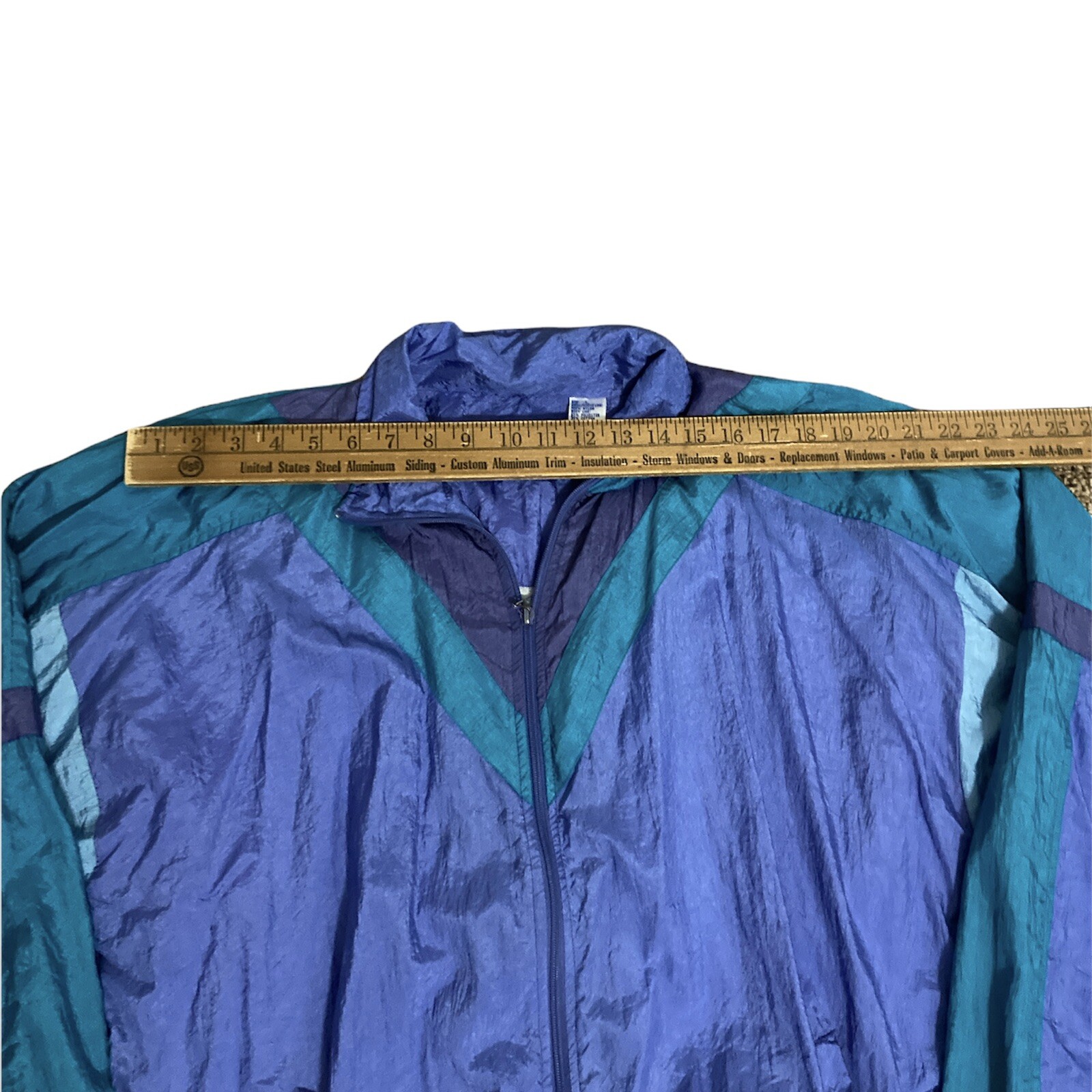 VTG 1990s Womens Track Jacket Windbreaker McGregor Size L STAIN