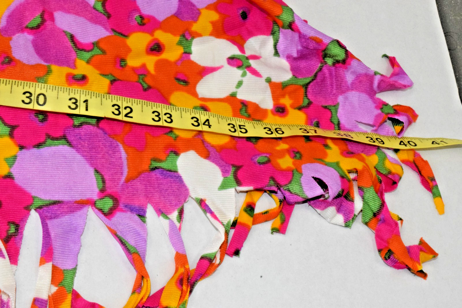Vintage Shoulder Shawl And Bandeau Wrap Set Paulette 50s Tropical Swimwear