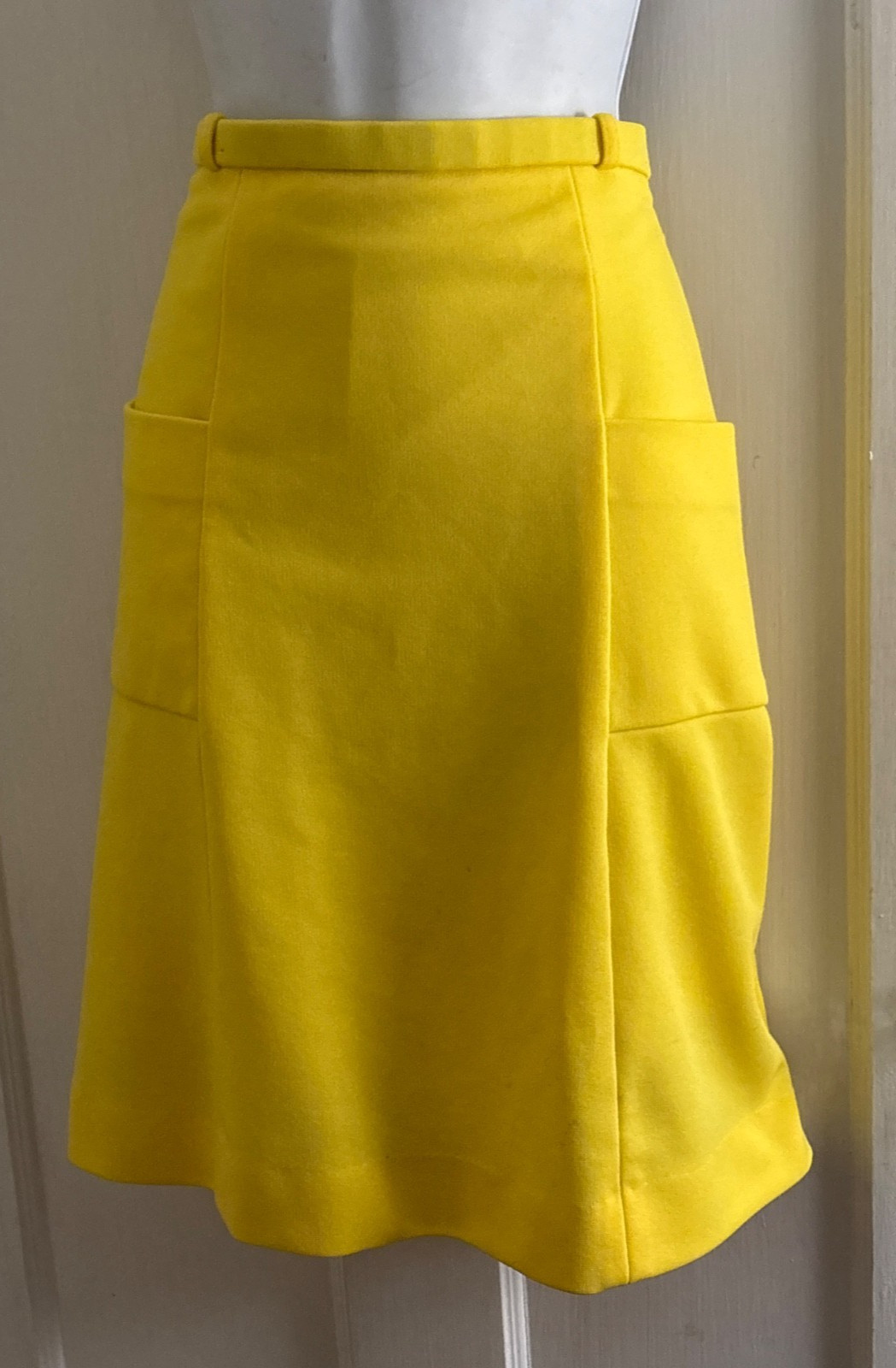 Vintage Haymaker Lacoste Skirt Skort Banana Yellow A Line Tennis Golf – Size 18