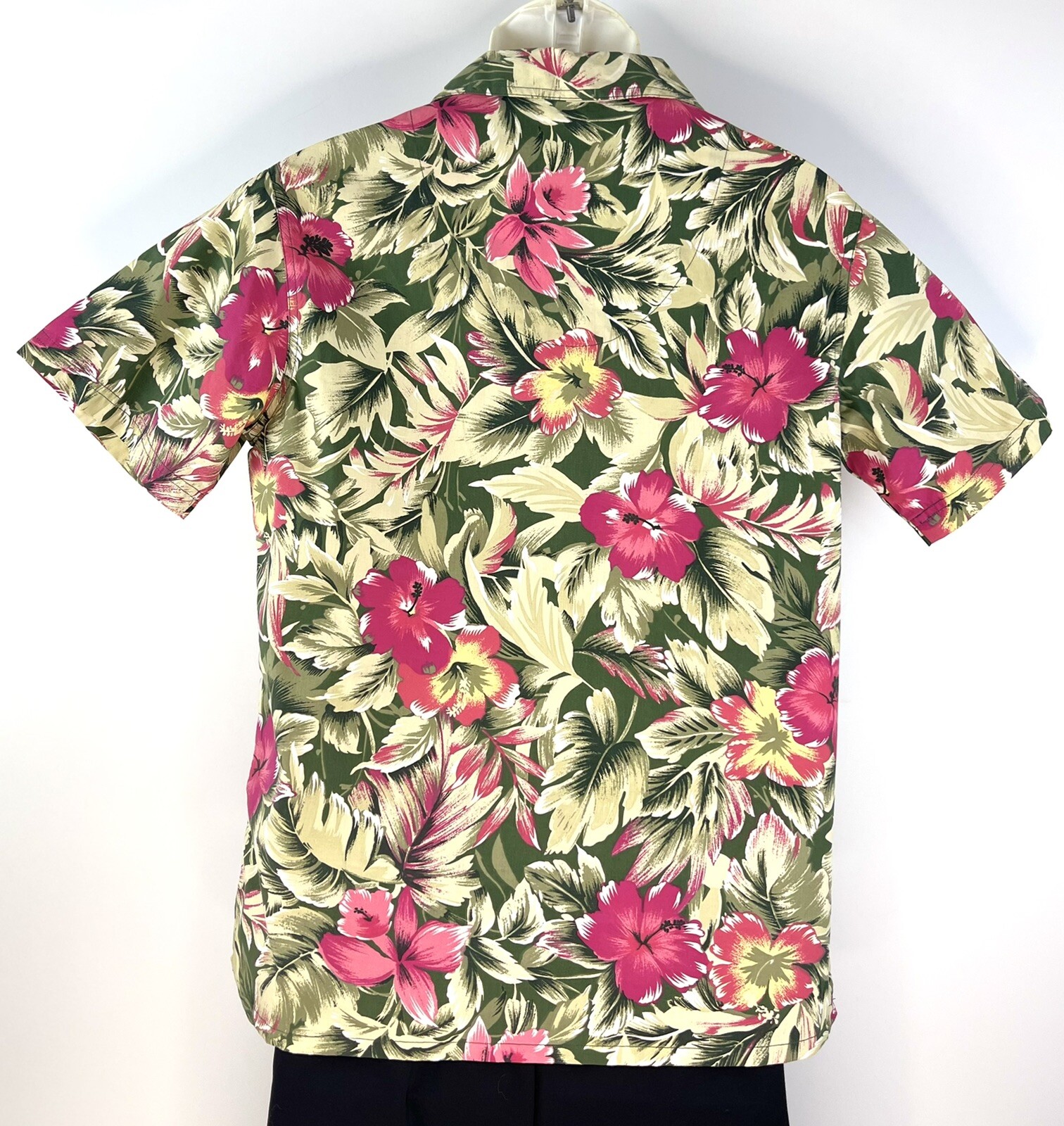 Bobbie Brooks VTG Tropical Flora Classic Hawaiian Style Size S 2055