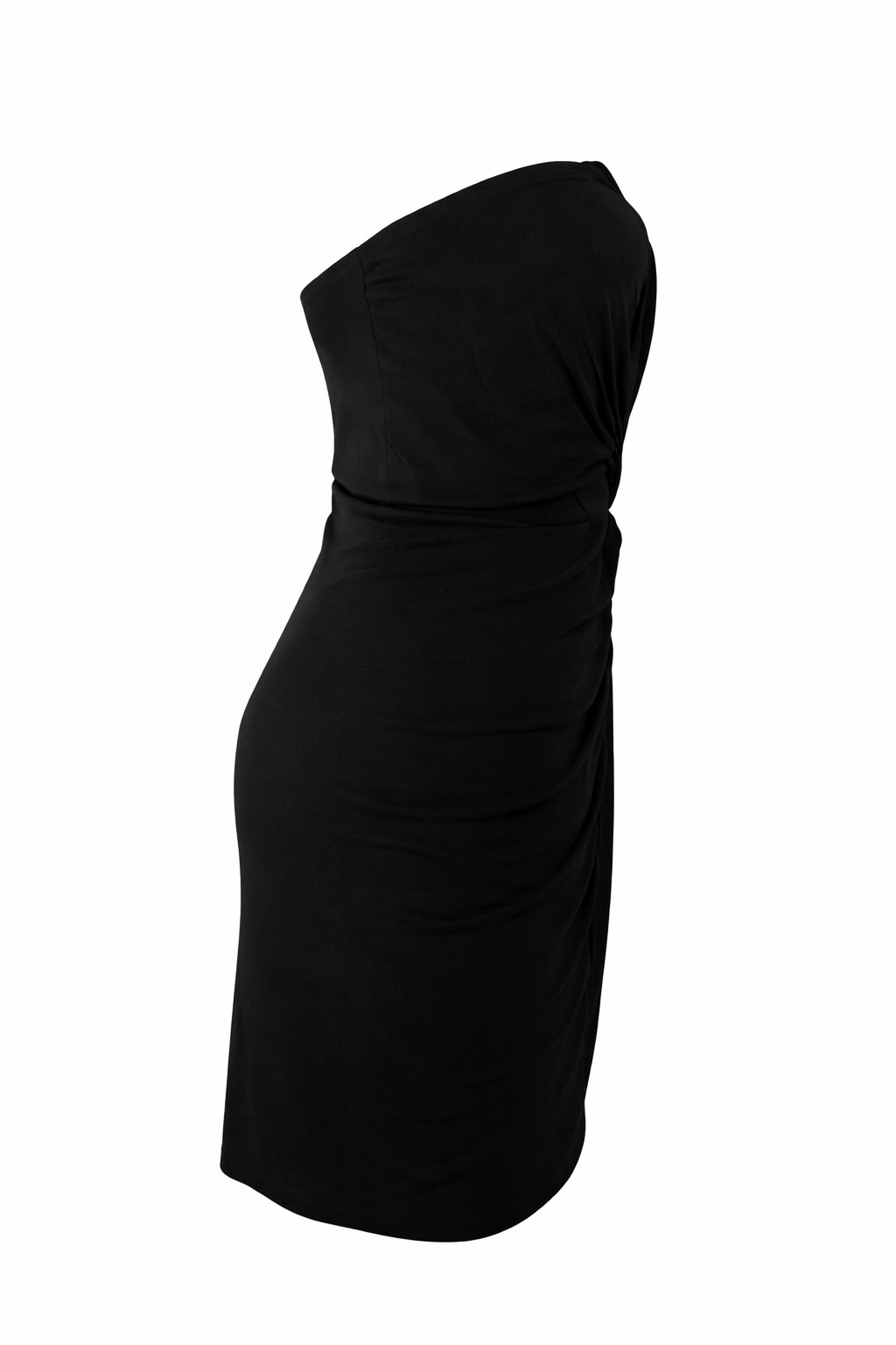 Vicky Tiel Vintage Black Beaded Cocktail Dress Made in France Size S 38