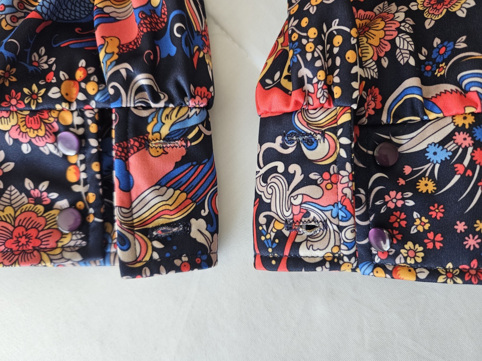 Vtg Mr. Beau by R.L. Davis 70s Dagger Collar Wide Leg Disco Hippie Boho Pant Set