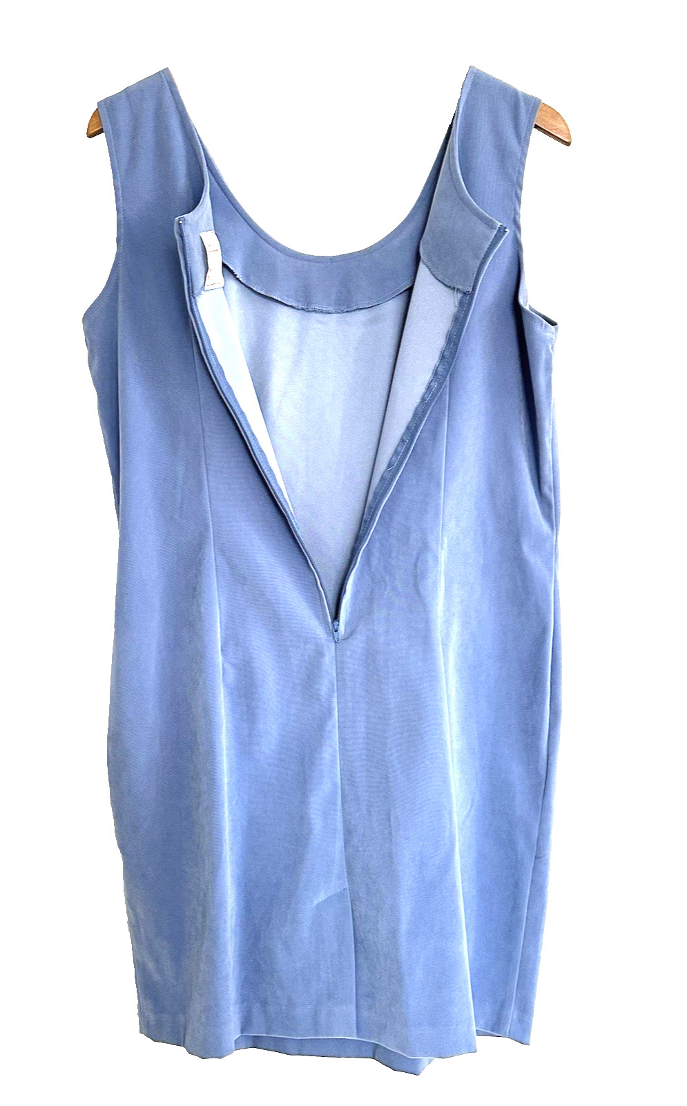 Womens’s shift dress matching coat size 18 NOS blue classic career READ