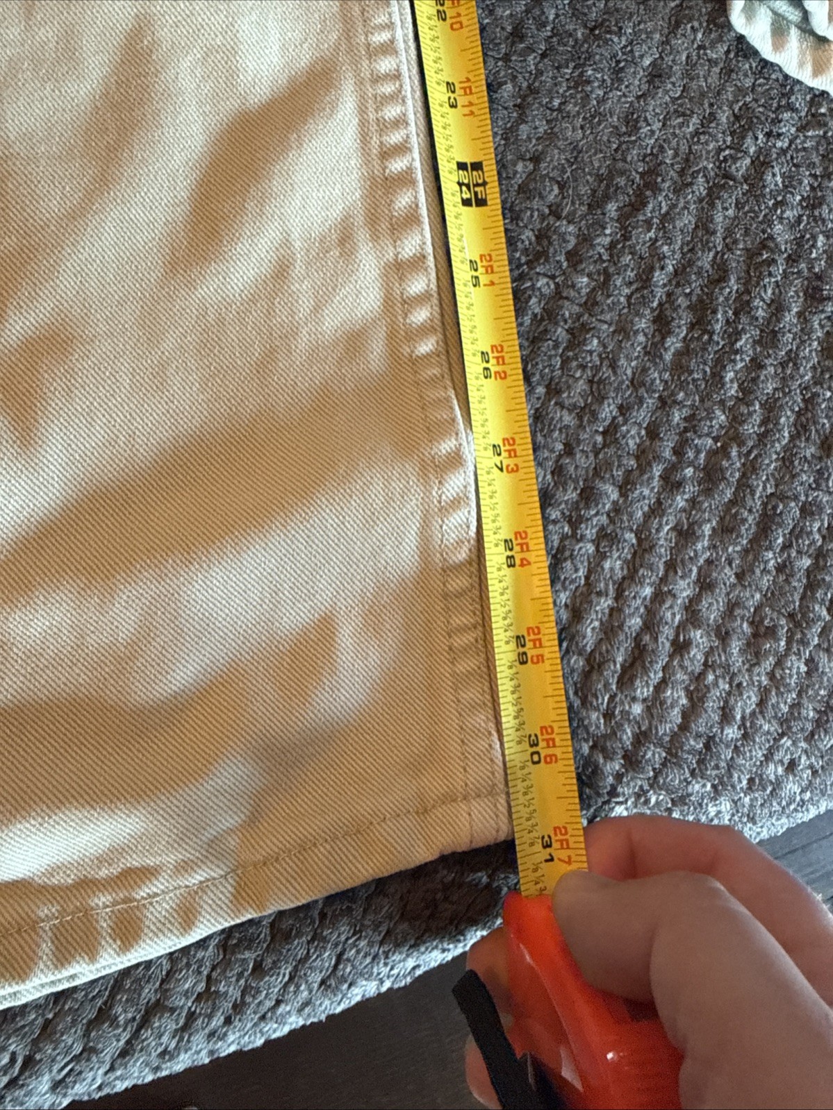 Vtg 90s Levi’s SilverTab Loose Fit Khaki Pants Womens Size 6 Made USA Workwear