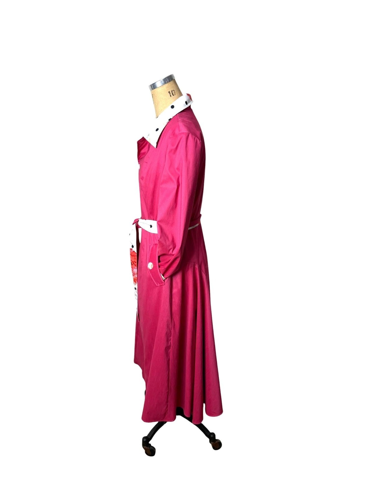 Y2K reversible trench coat raincoat by Samuel Dong Size M