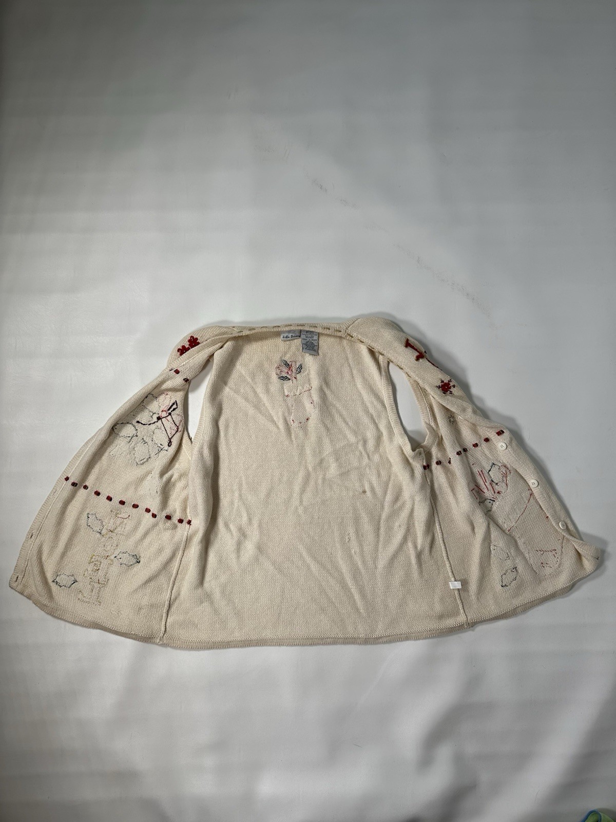 Bobbie Brooks Noel Joy Festive Gifts Red Ugly Christmas Vest Size Large 12/14
