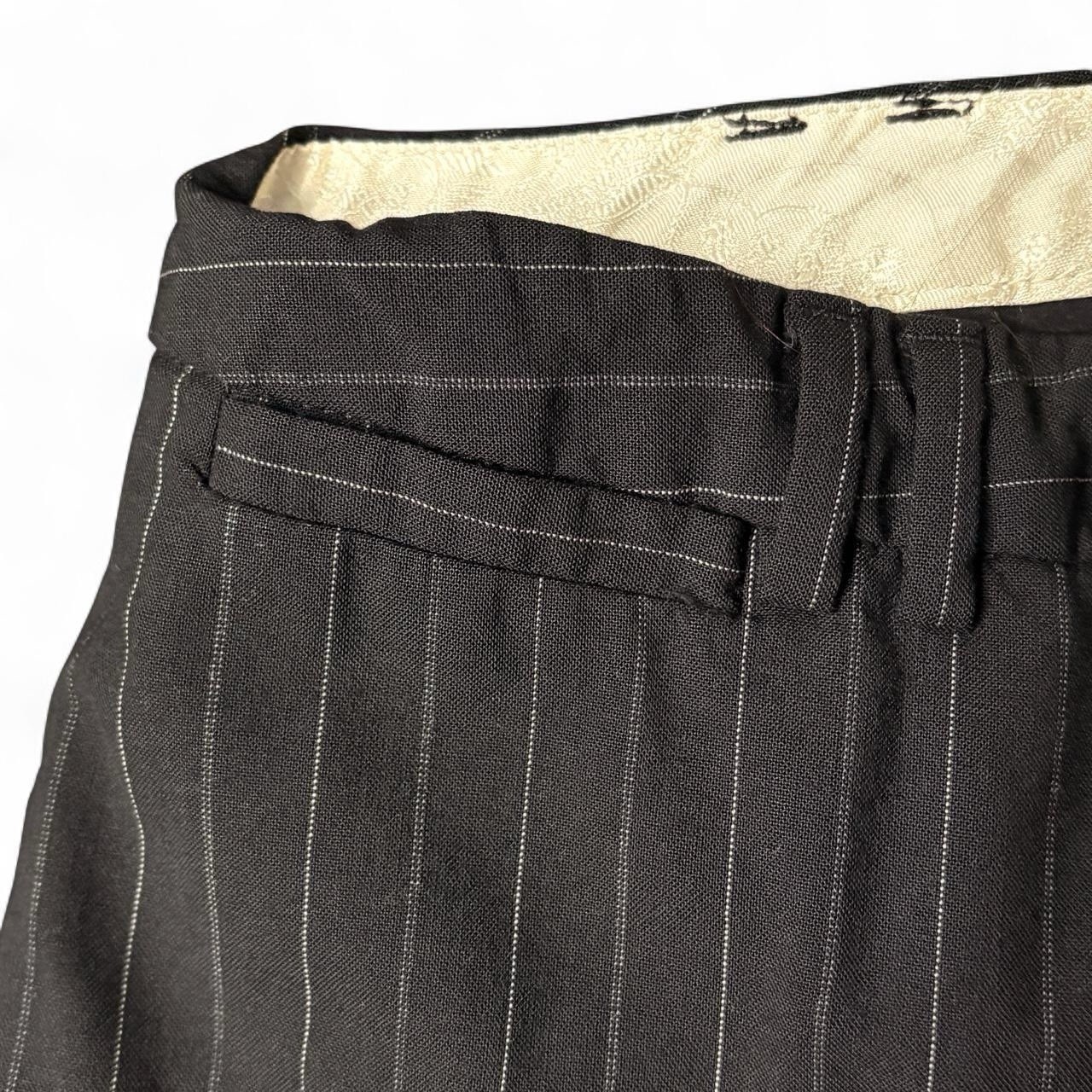 VTG Banana Republic Y2K Trousers Women’s 6 32×32 Martin Lined Pinstripe Wool
