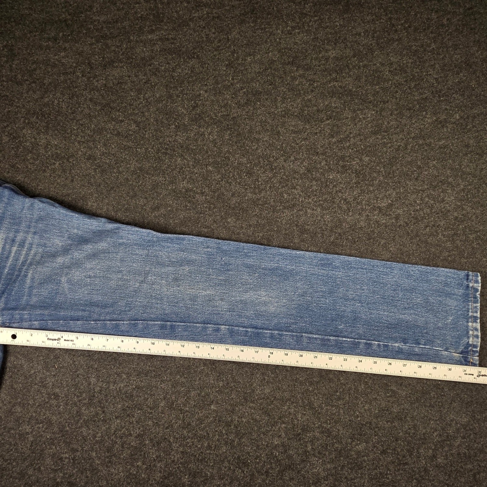 Vtg 90s Calvin Klein Blue Jeans High Waisted Straight Leg Made in USA Size 5