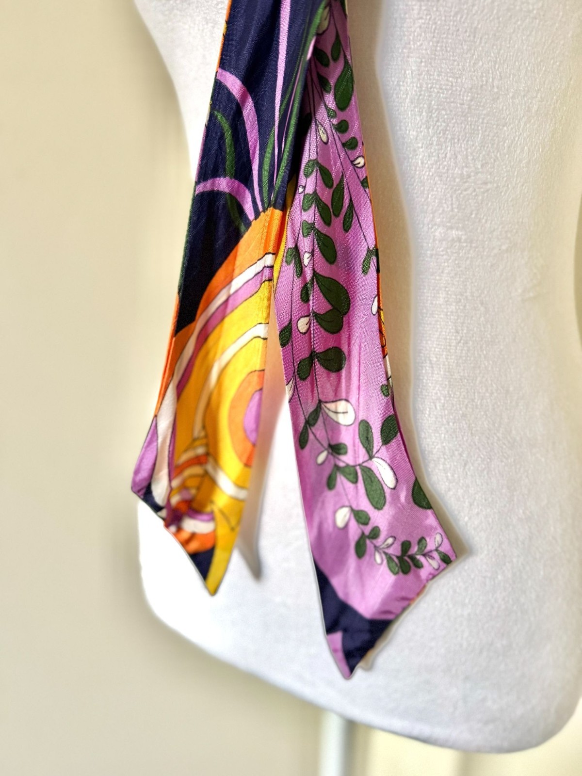Vintage 1960s Psychedelic Print Multi Purpose Sash