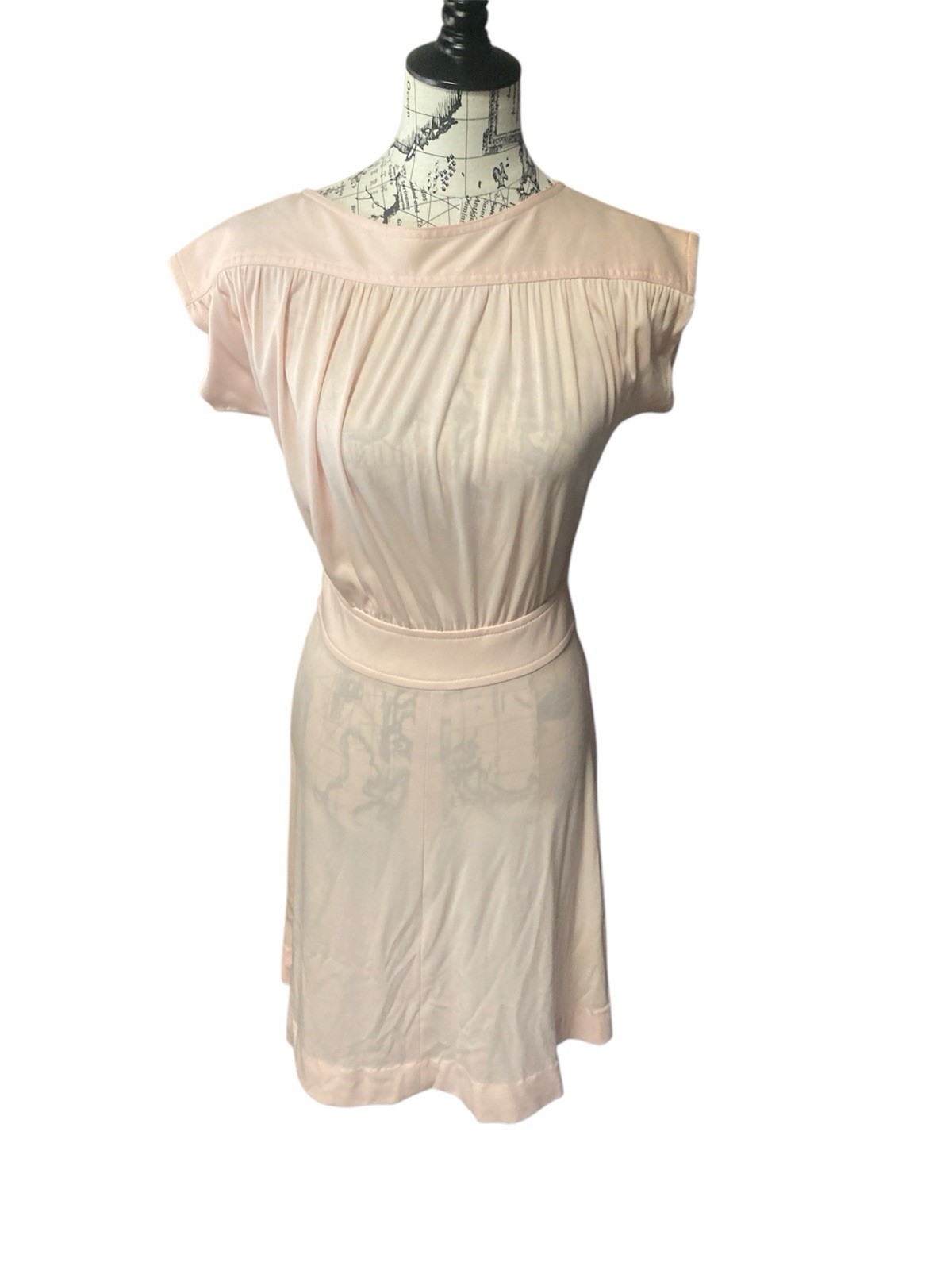JCPenney fashion vintage peach dress large