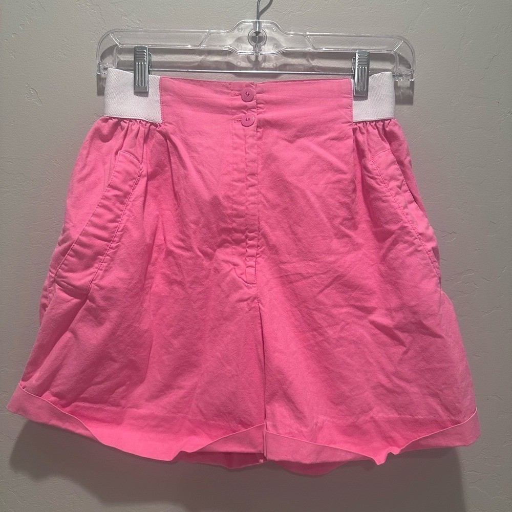 Vintage Jaclyn Smith 90s Hot Pink High Waisted Shorts Y2K Barbiecore Preppy