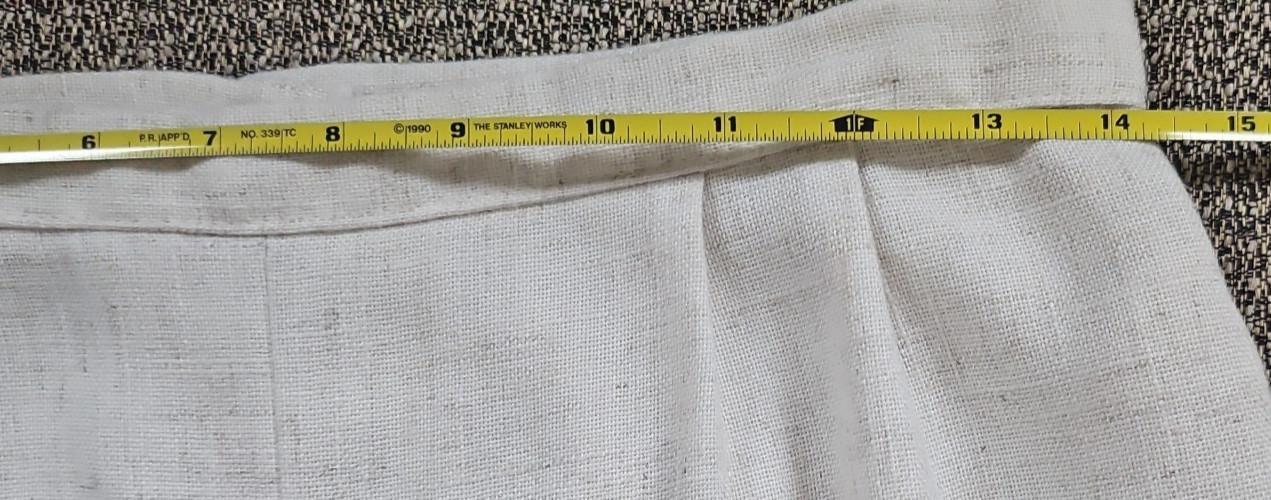 Vintage Skirt Sears Below Knee Pleated Union USA Made No Size Pockets! Read