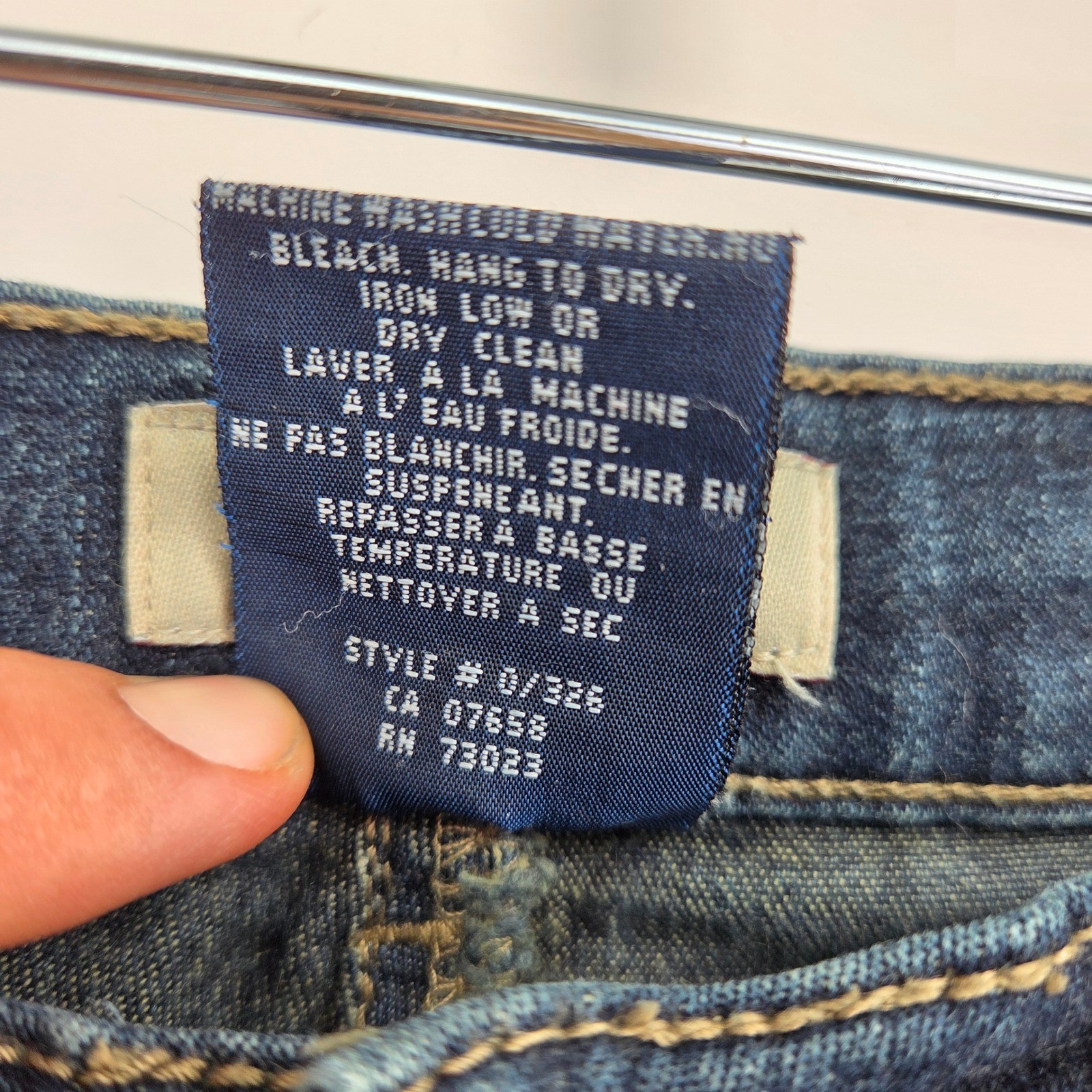 Liquid X Jeans Womens 3 Dark Wash Flare Velvet Applique Y2K Vintage Retro